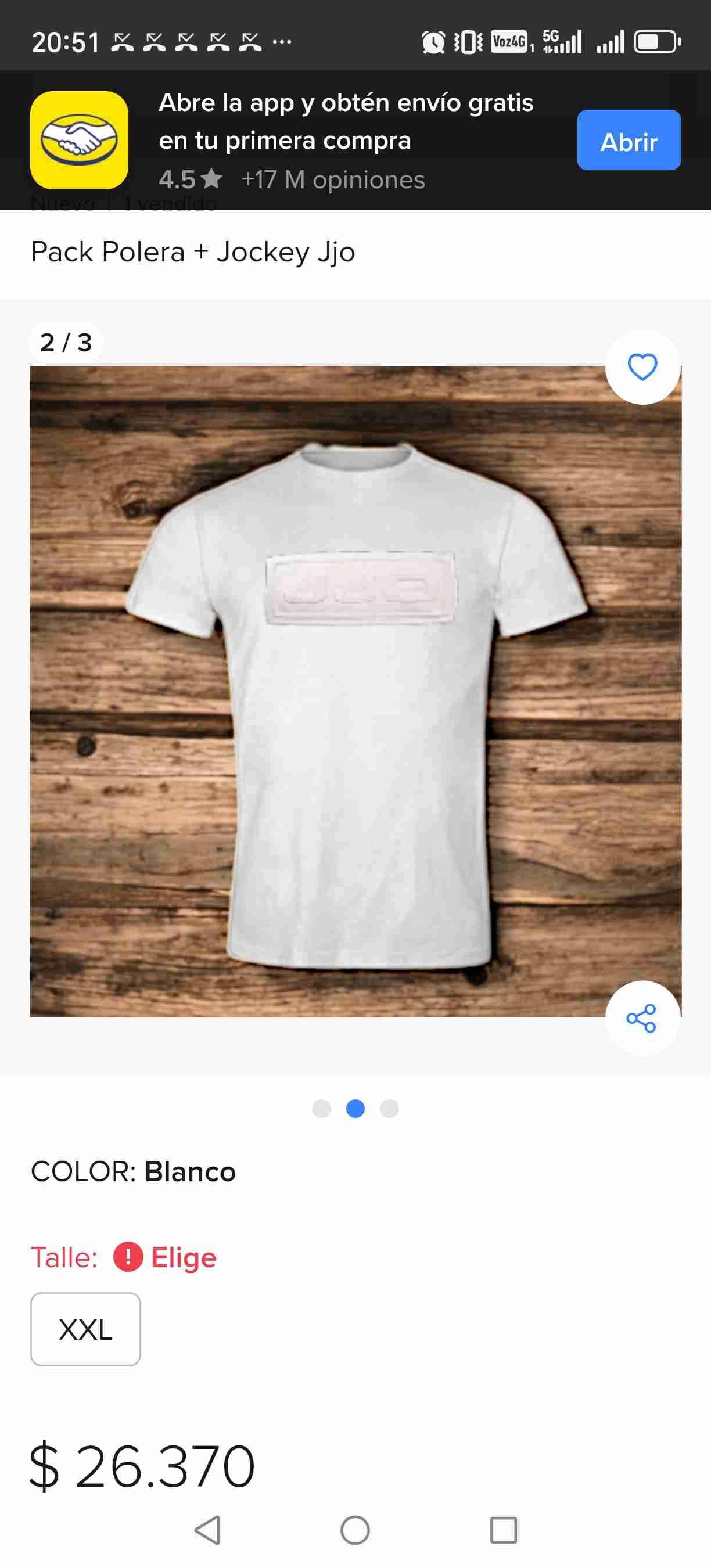 Pack Polera Blanca y Jockey Jjo - 3