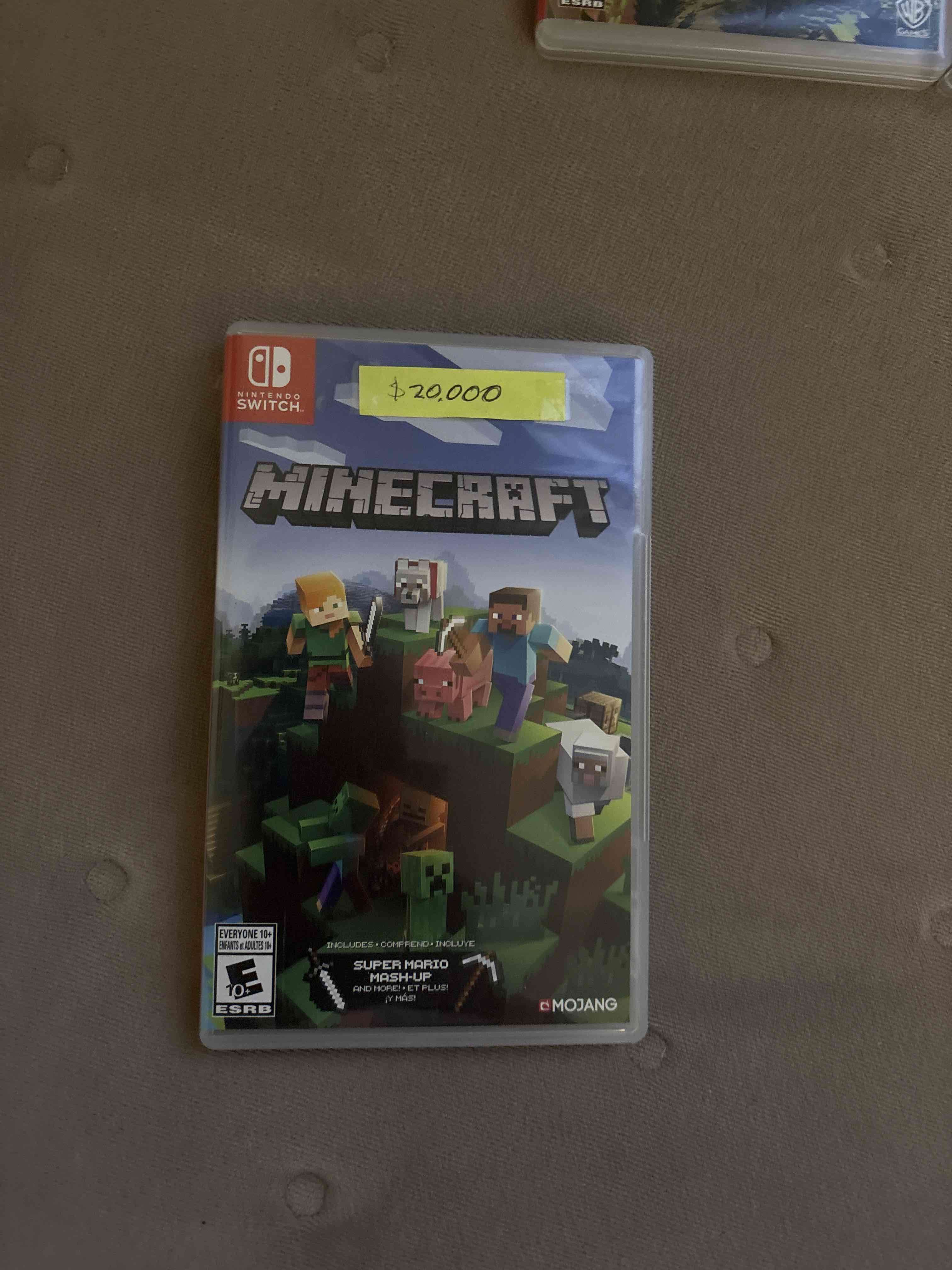 Juego Minecraft para Nintendo Switch