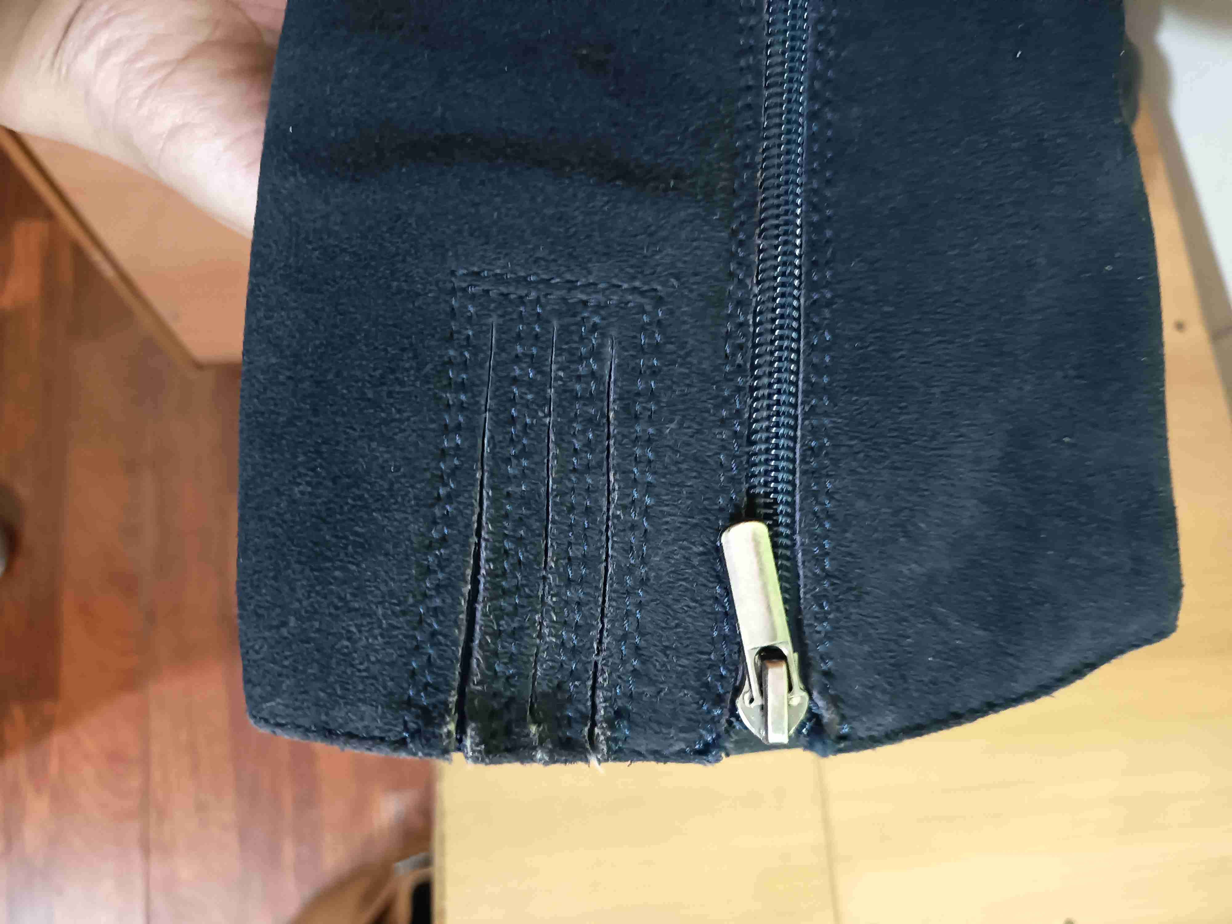 Botas azul marino de gamuza - miniatura 2