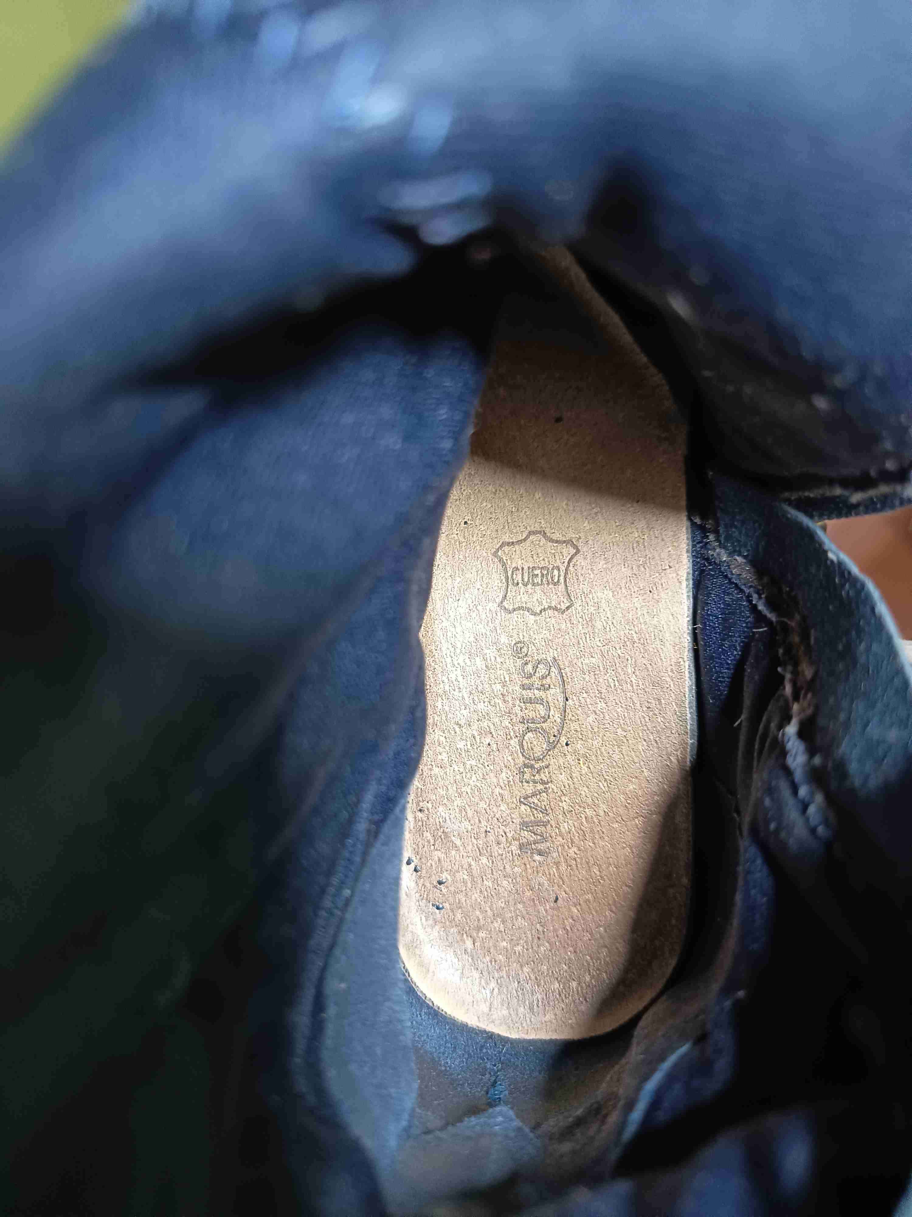 Botas azul marino de gamuza - miniatura 4