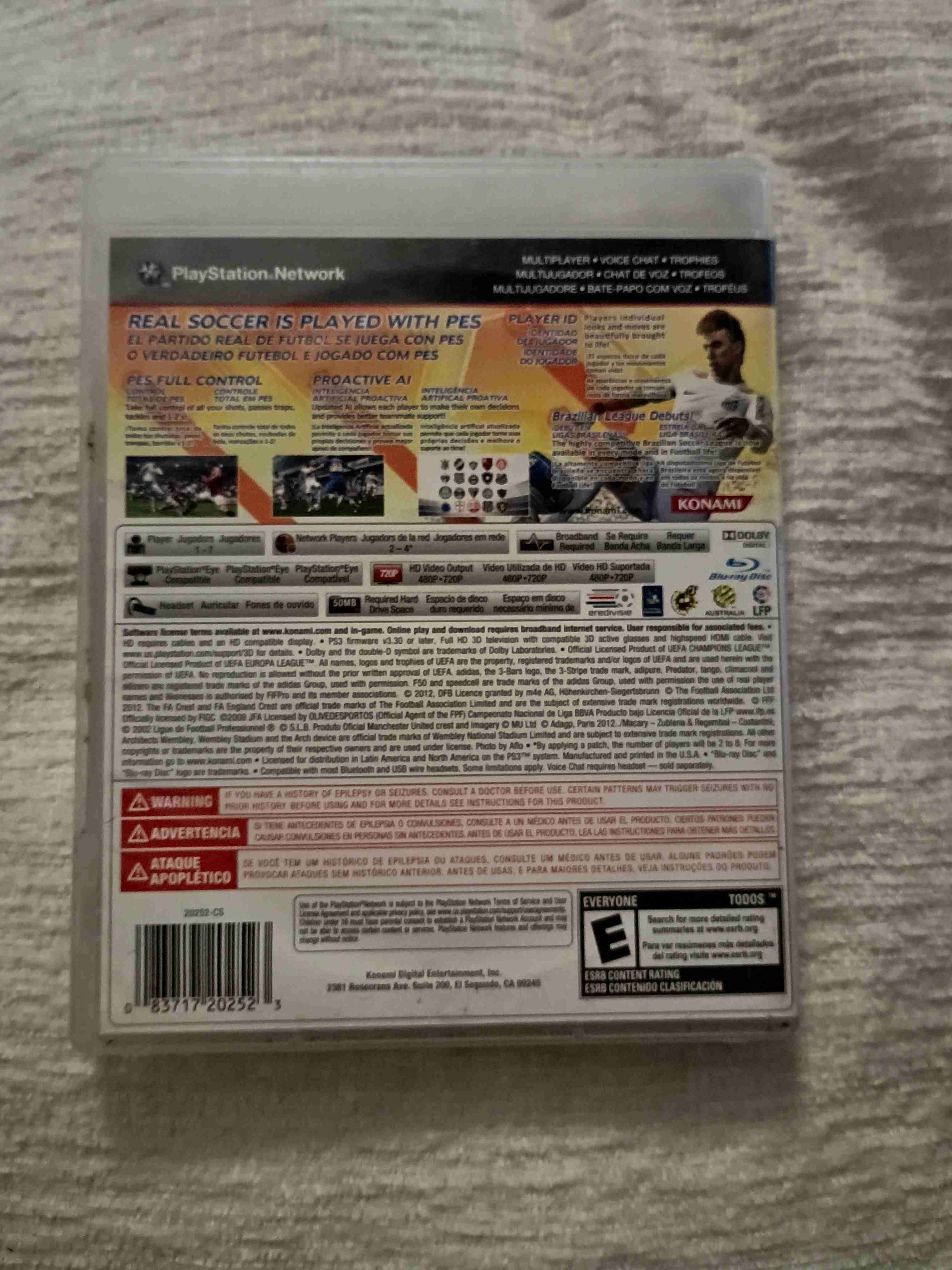 Juego PS3 PES 2013 - 2