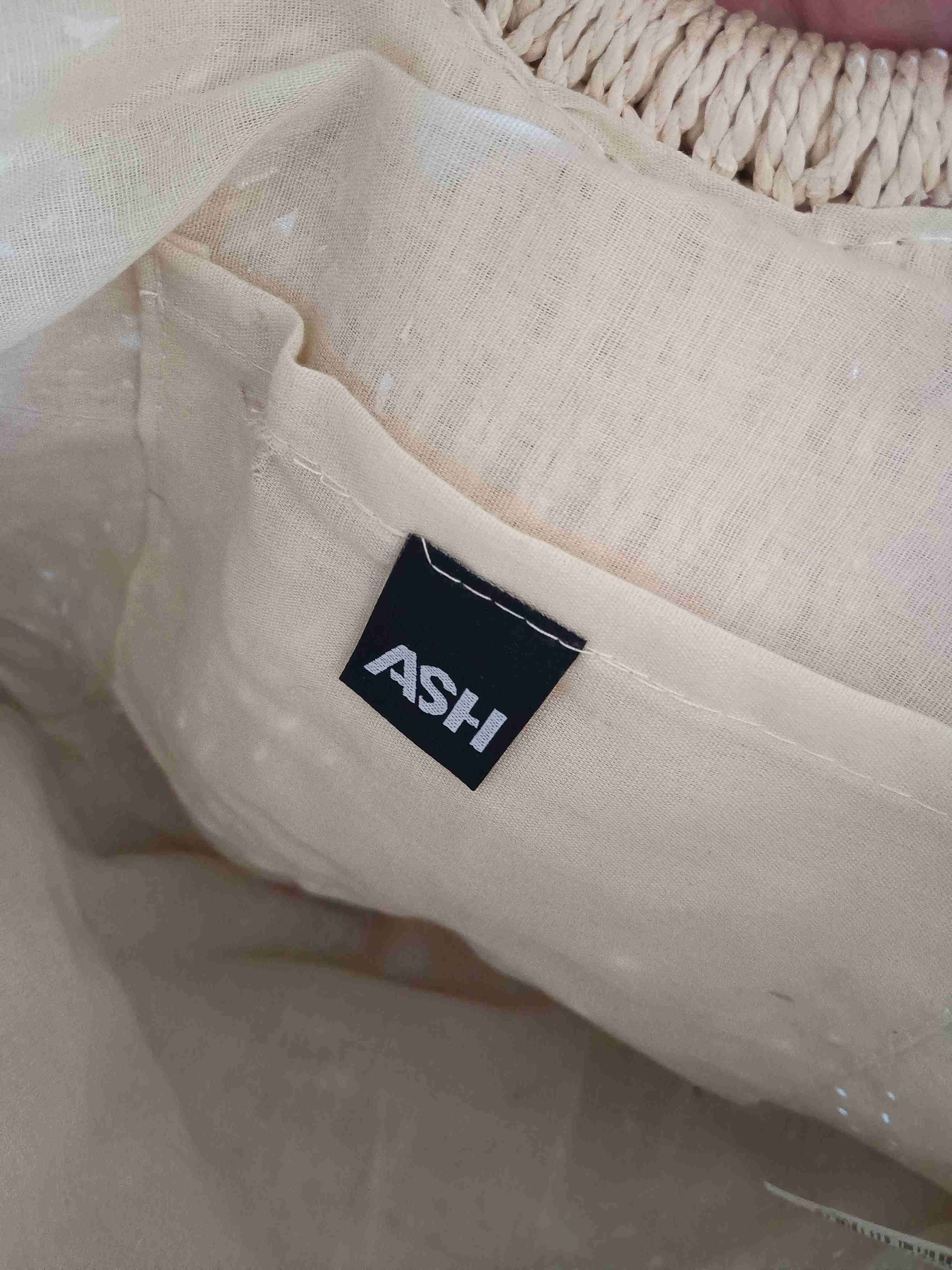 Bolso de mano tejido beige marca ASH - 2