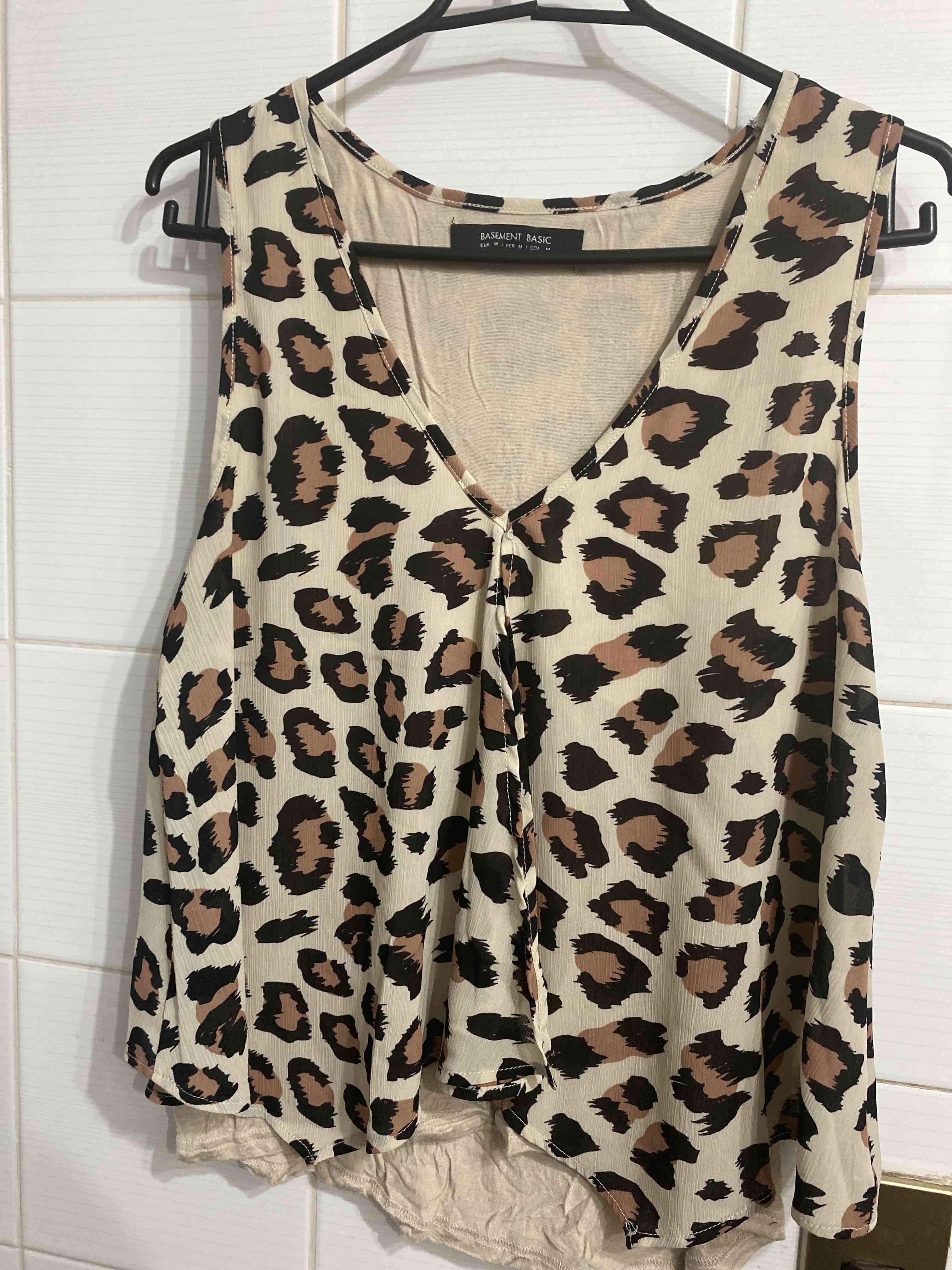 Blusa animal print Basement - miniatura 1