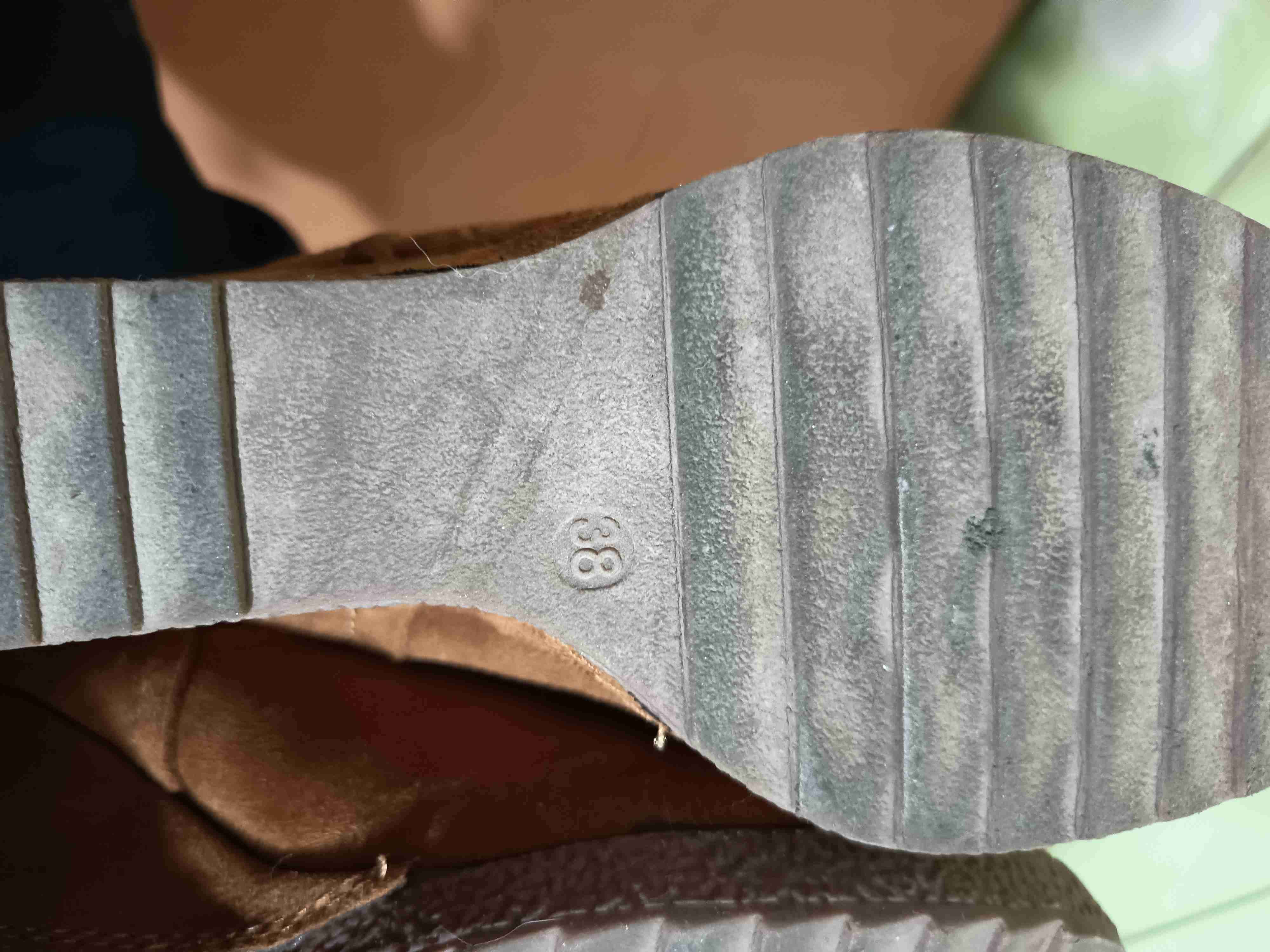 Botines de gamuza café claro - 3