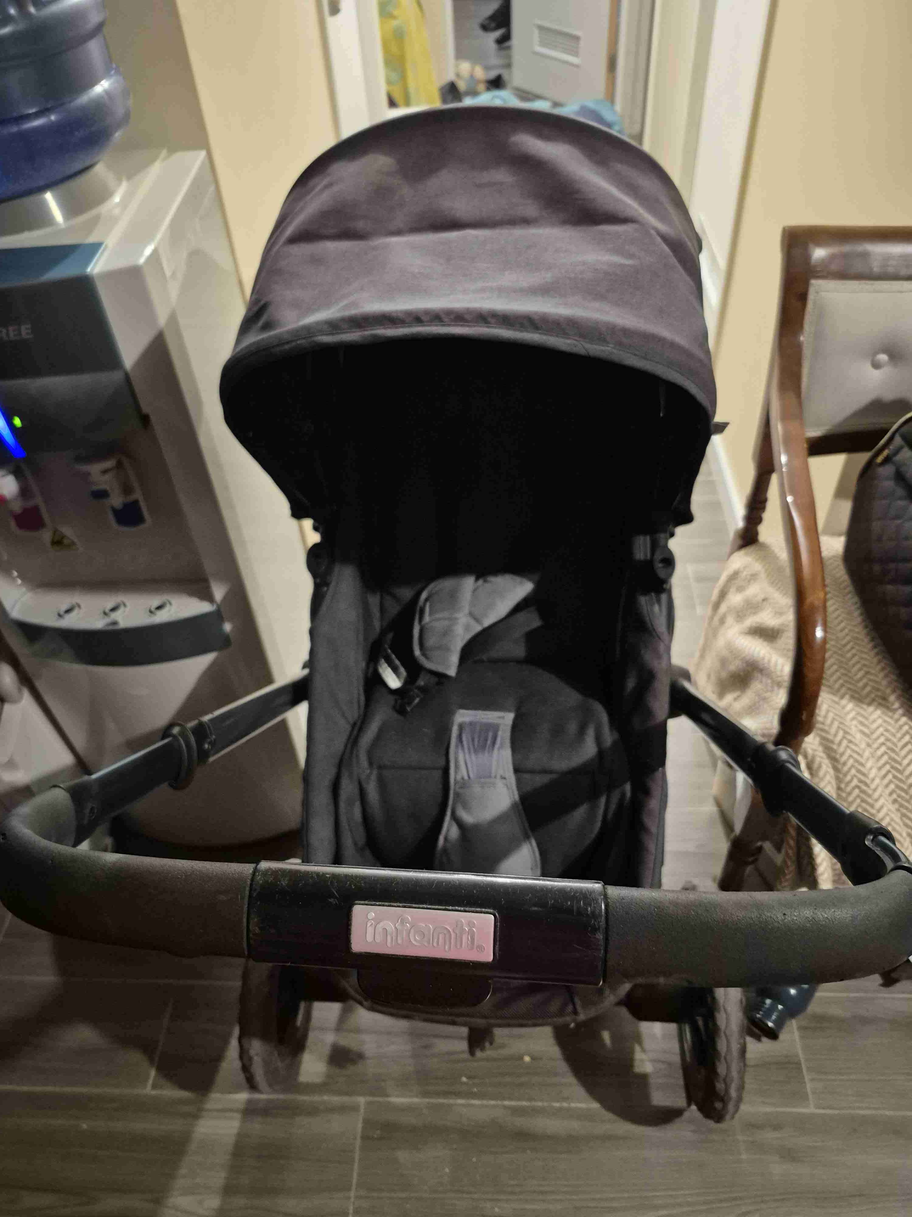 Coche de bebé Infanti gris - miniatura 2