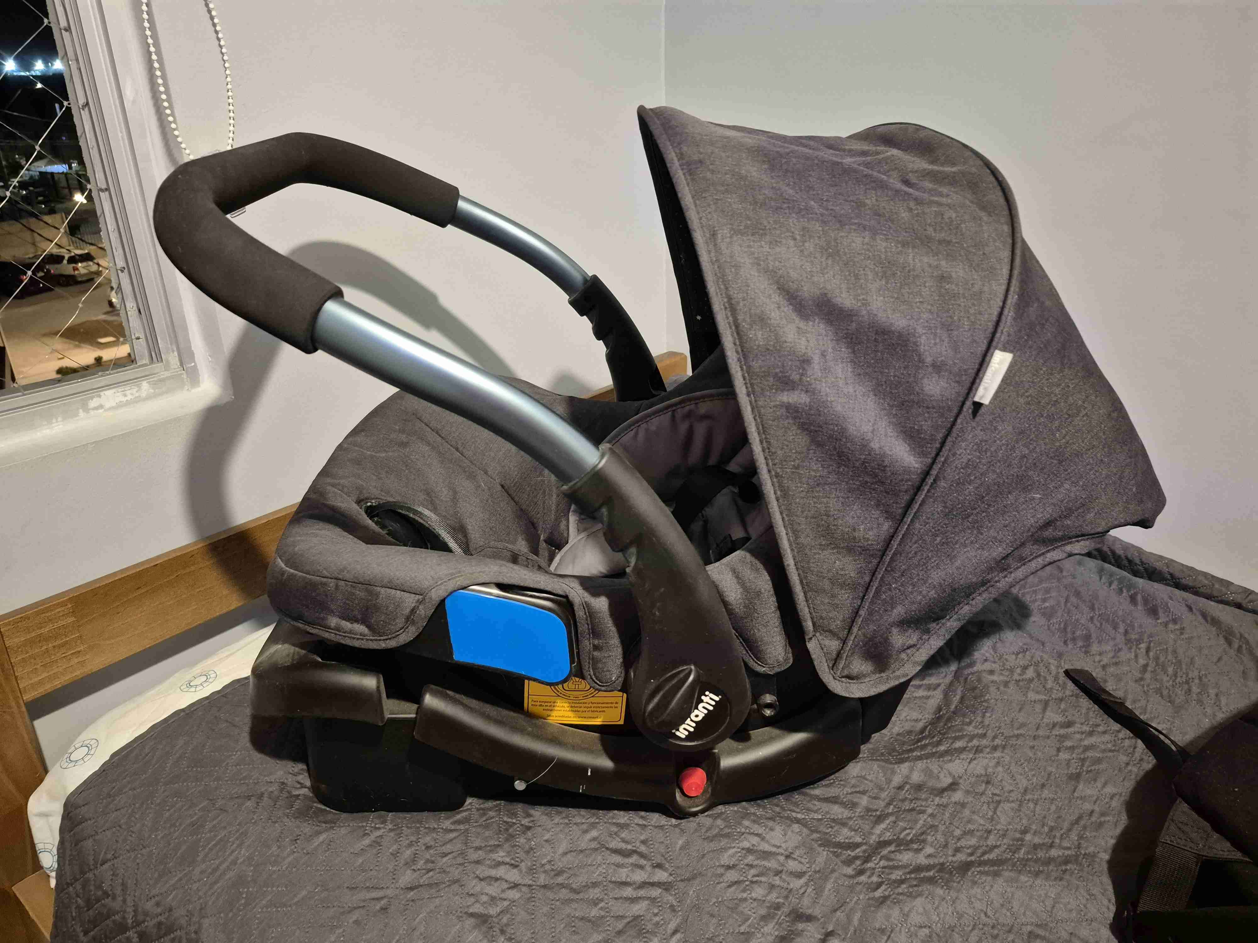 Coche de bebé Infanti gris - miniatura 3