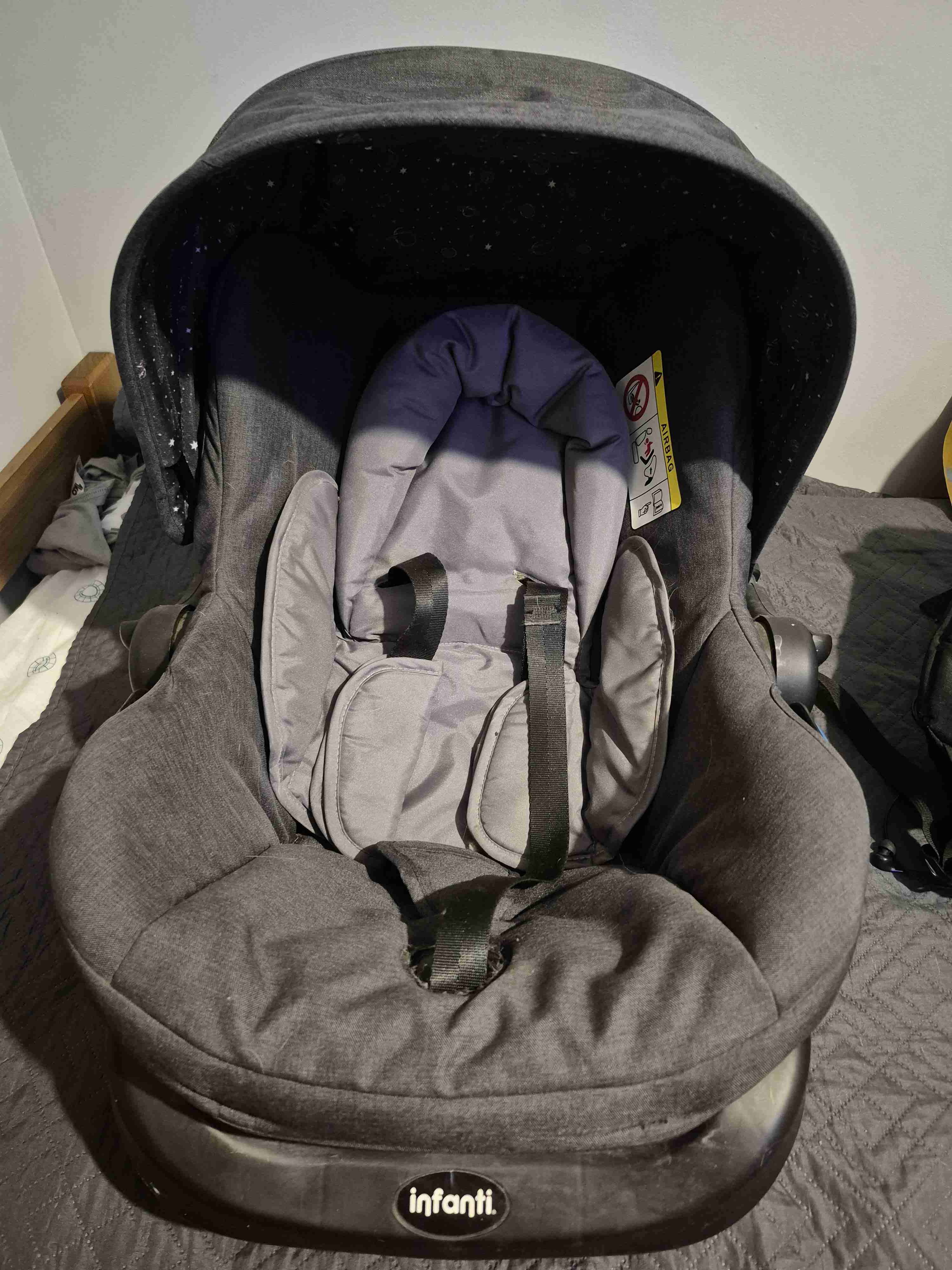 Coche de bebé Infanti gris - miniatura 4