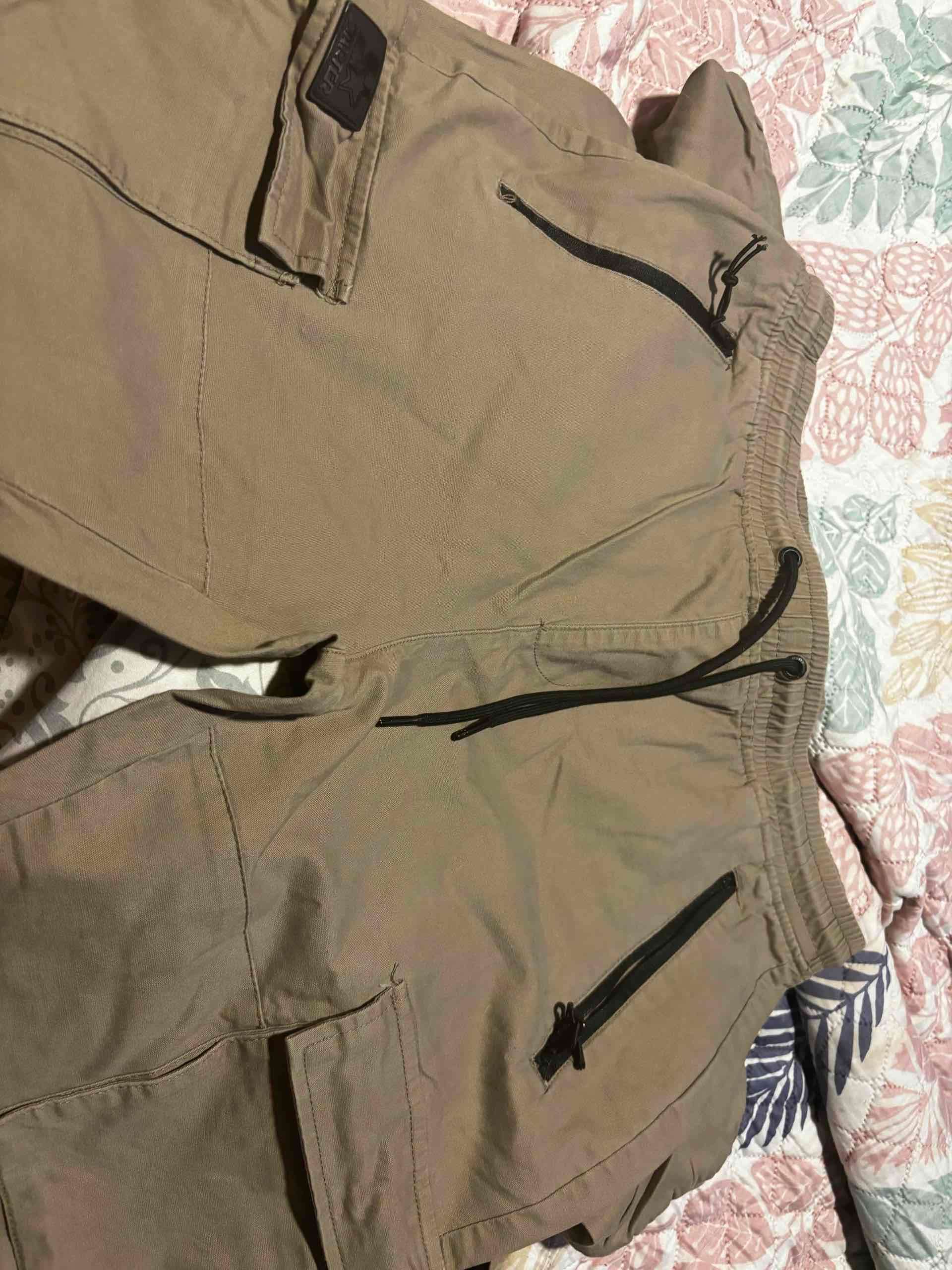 Pantalones cargo beige Marca starter - miniatura 1