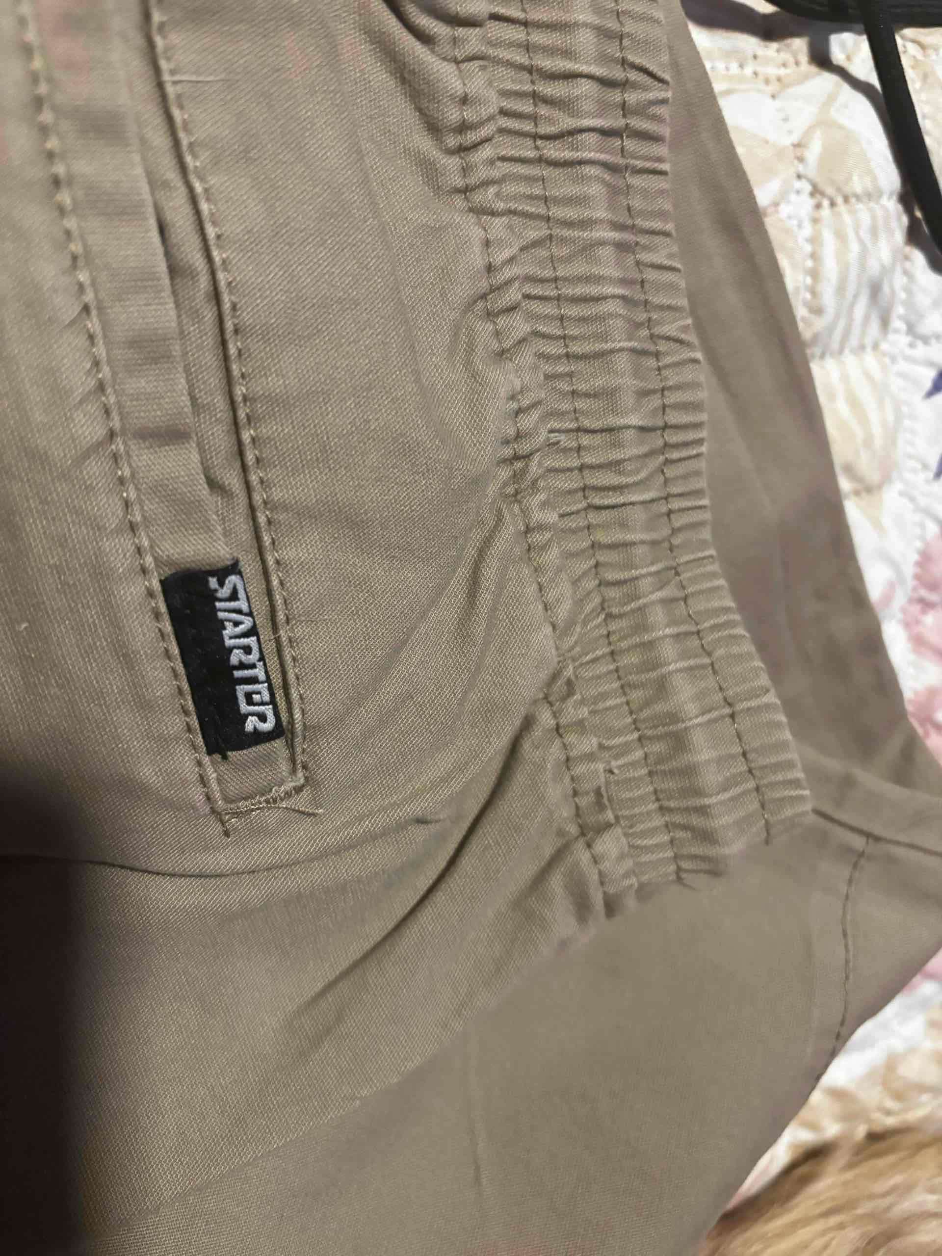 Pantalones cargo beige Marca starter - miniatura 3