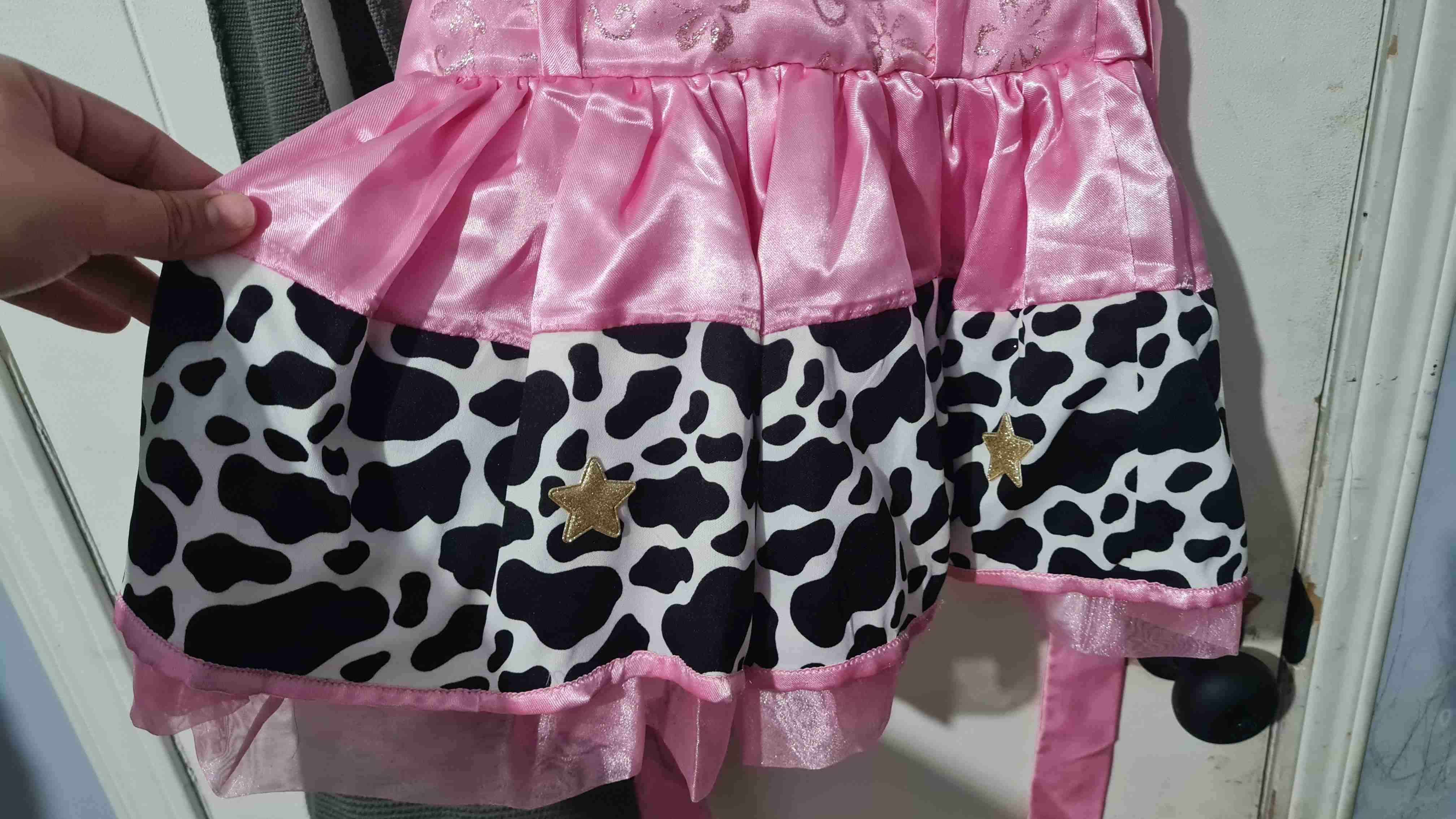 Disfraz infantil rosado con perlas - miniatura 2