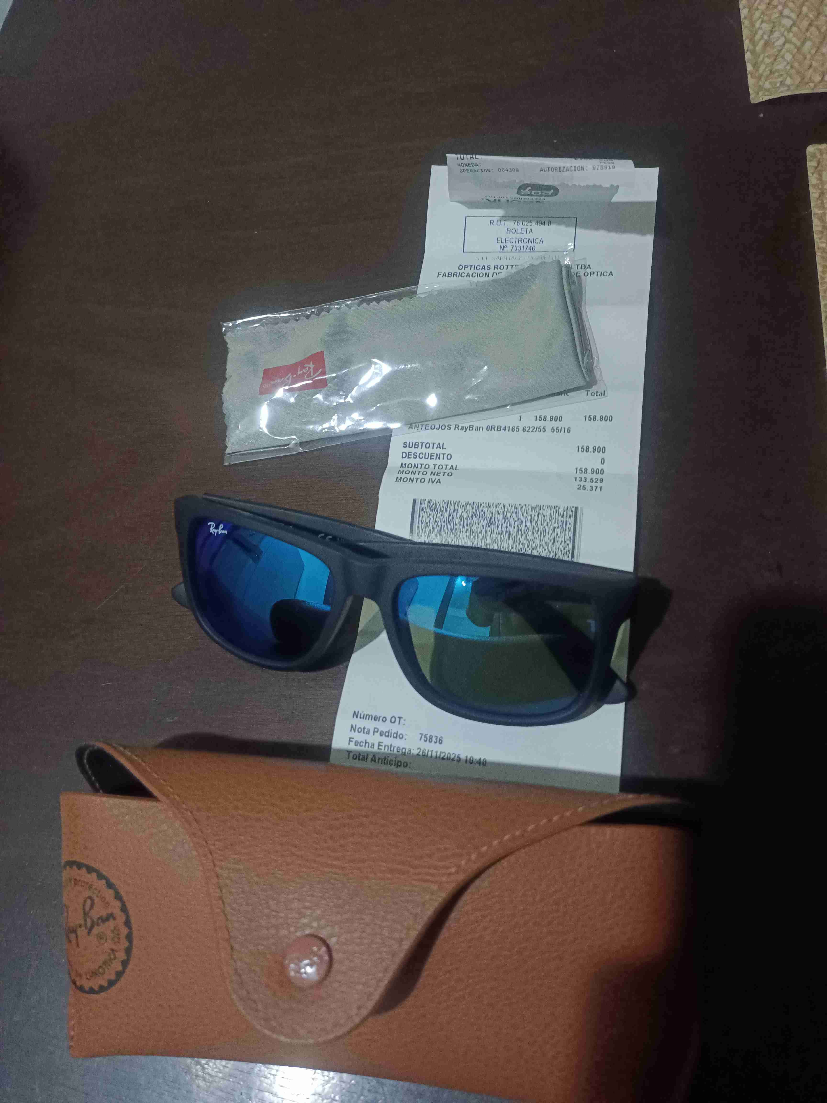 Lentes de sol Ray-Ban azules - miniatura 2