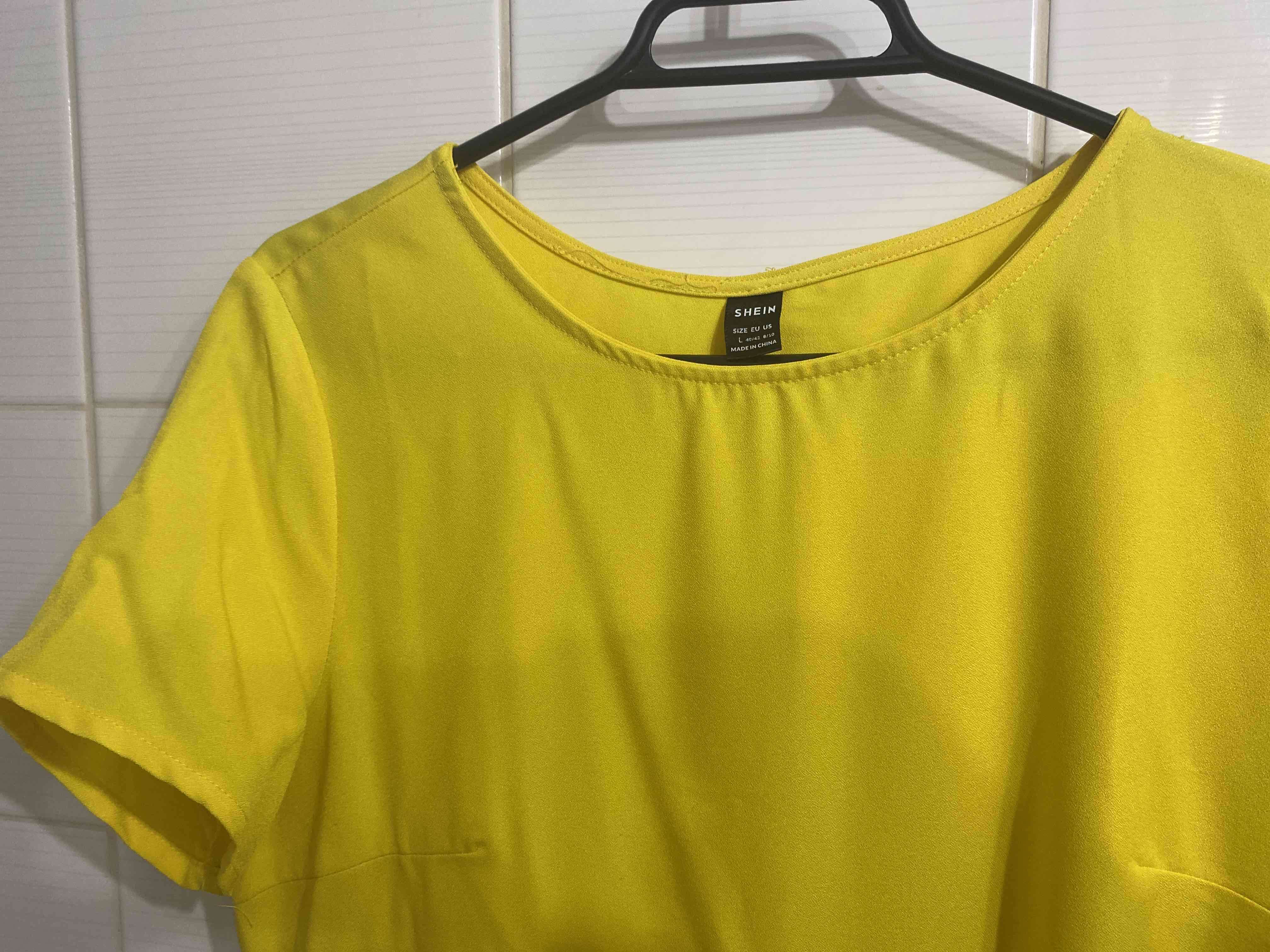 Vestido Shein amarillo casual - miniatura 2