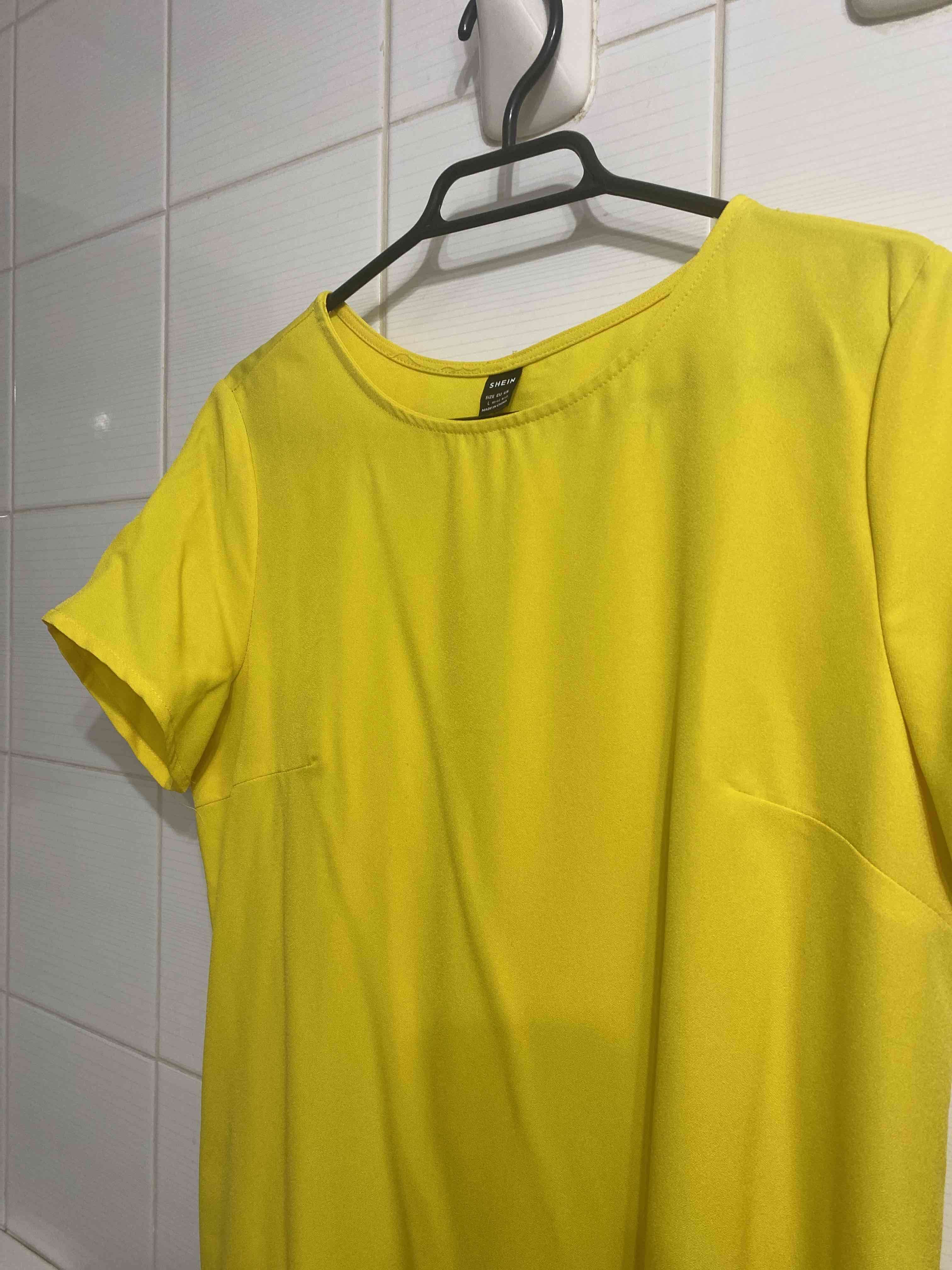 Vestido Shein amarillo casual - miniatura 3