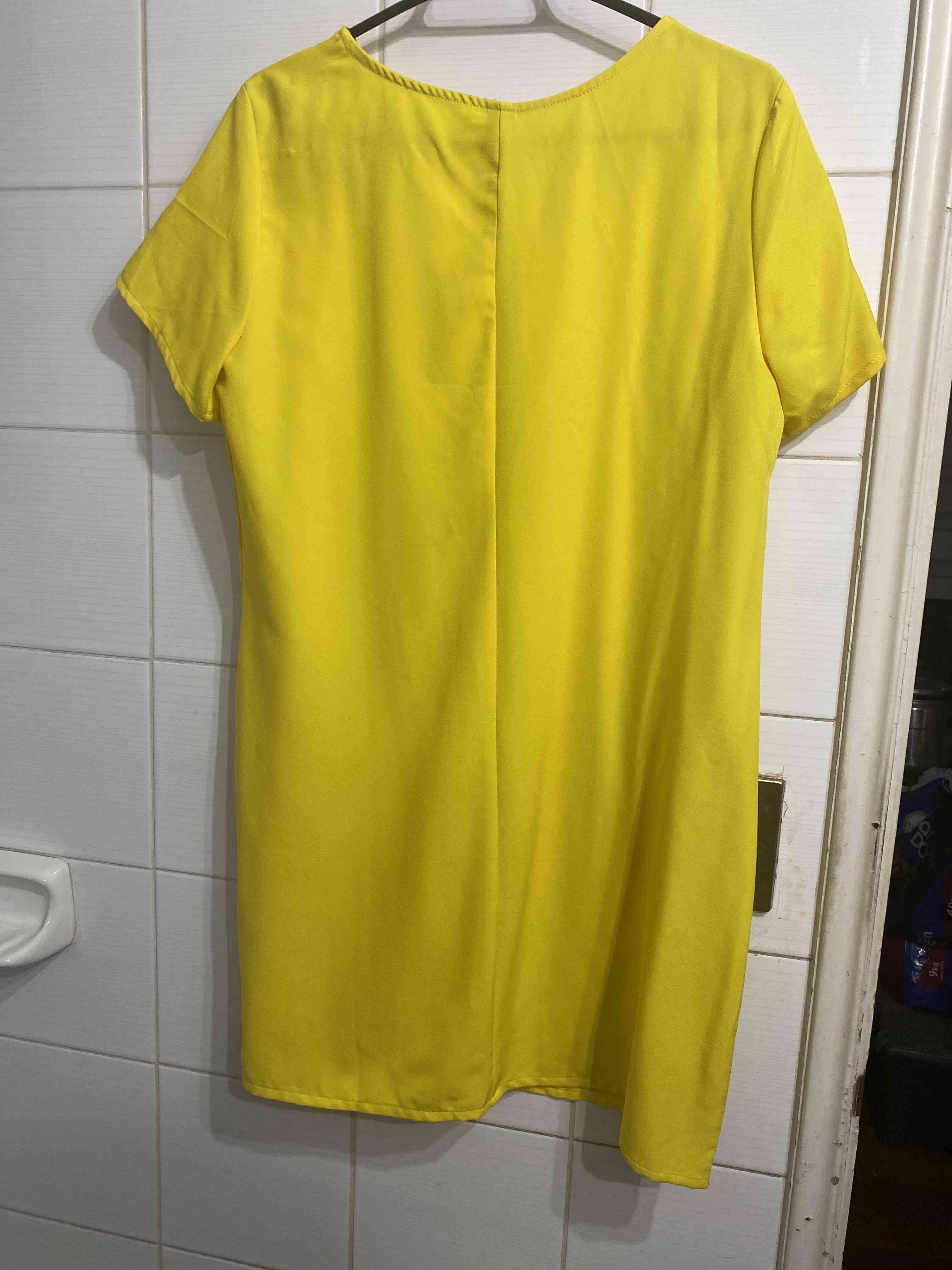 Vestido Shein amarillo casual - miniatura 4