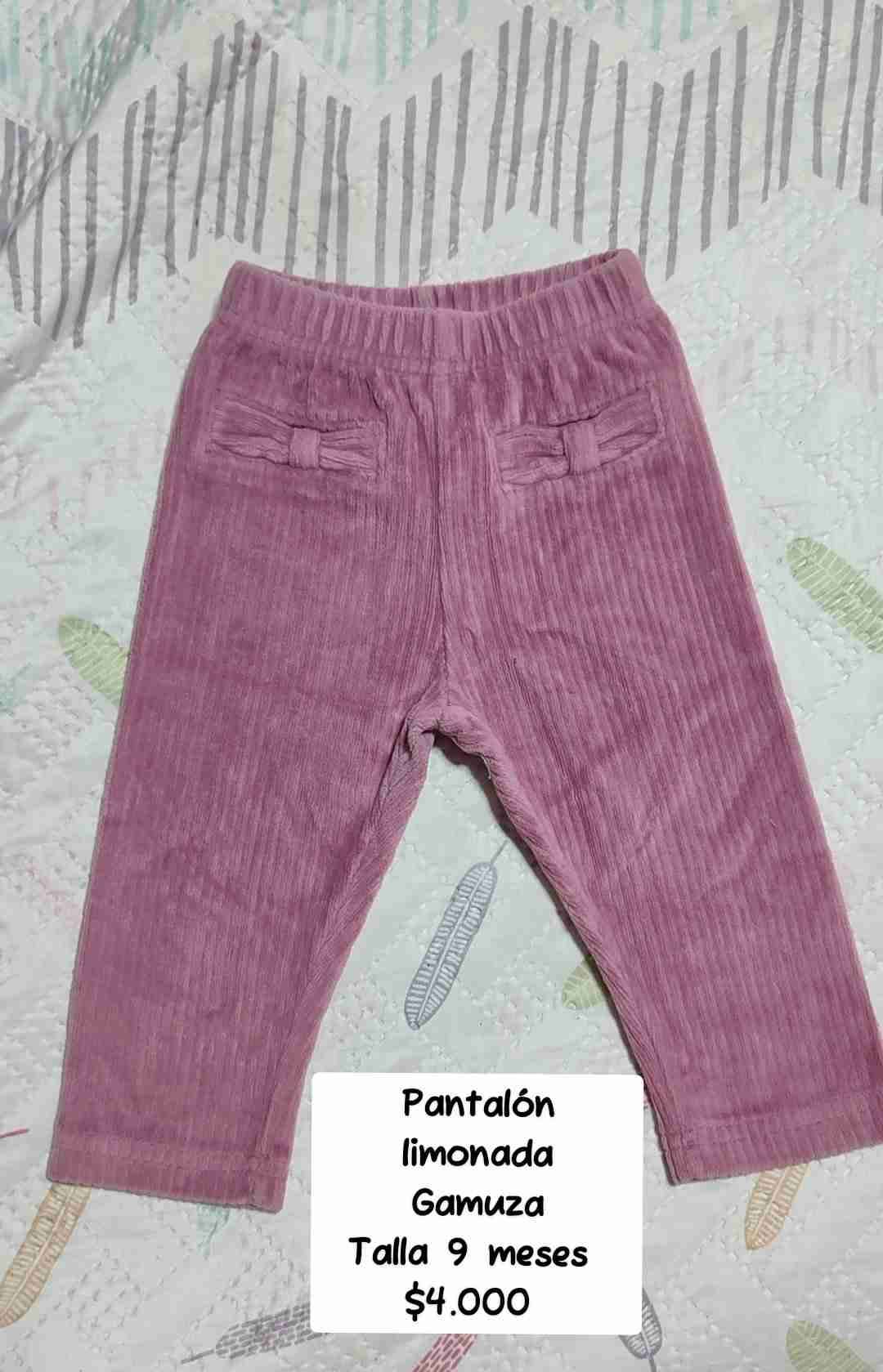 Pantalón bebé gamuza Limonada