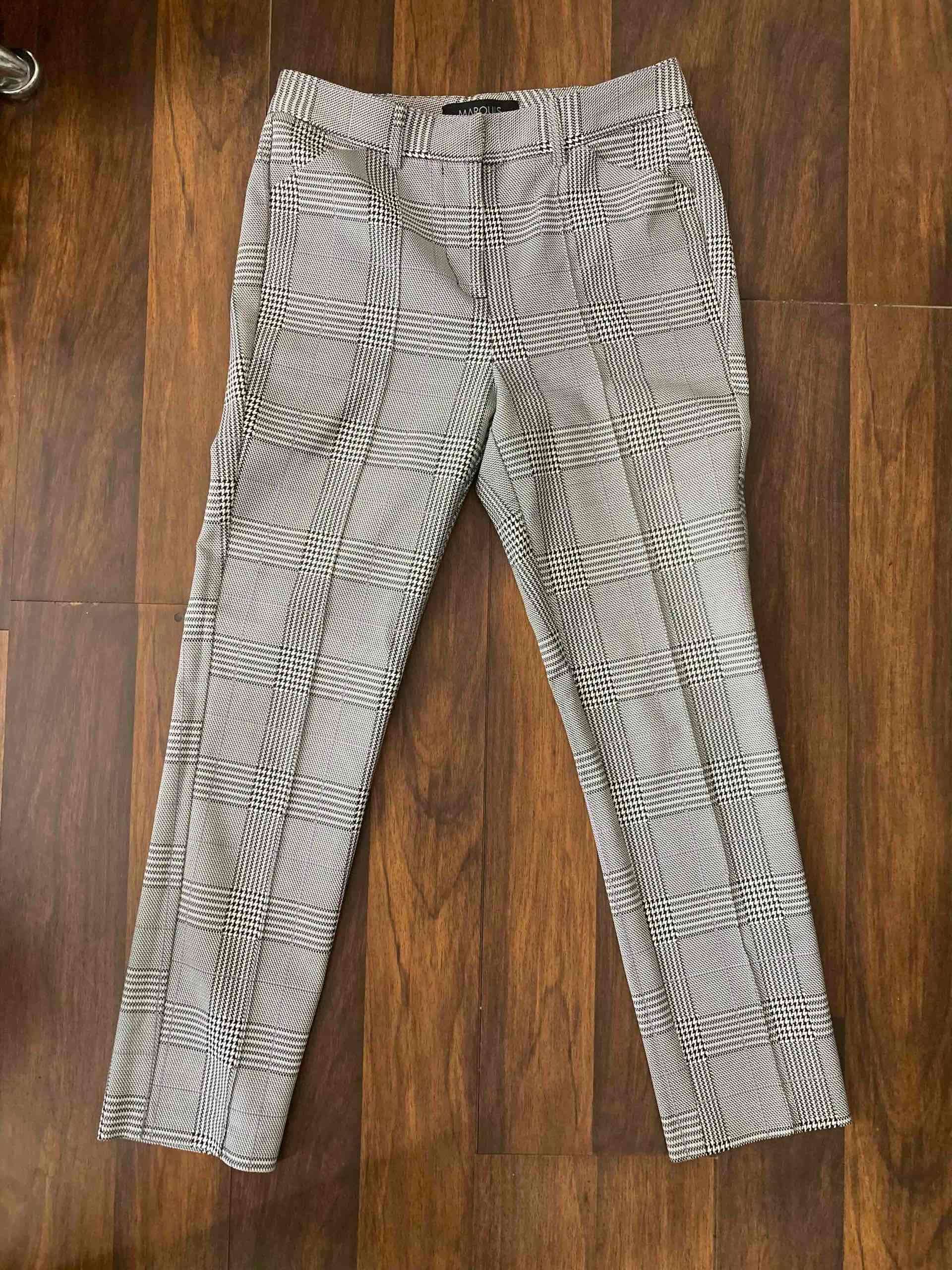 Pantalones de cuadros grises - miniatura 3