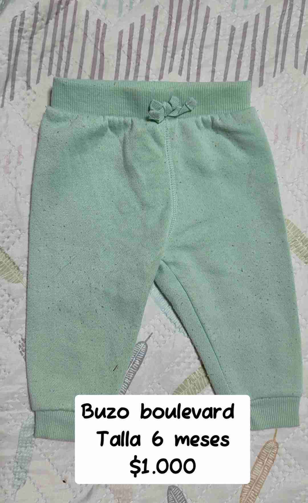 Pantalón bebé verde 6 meses