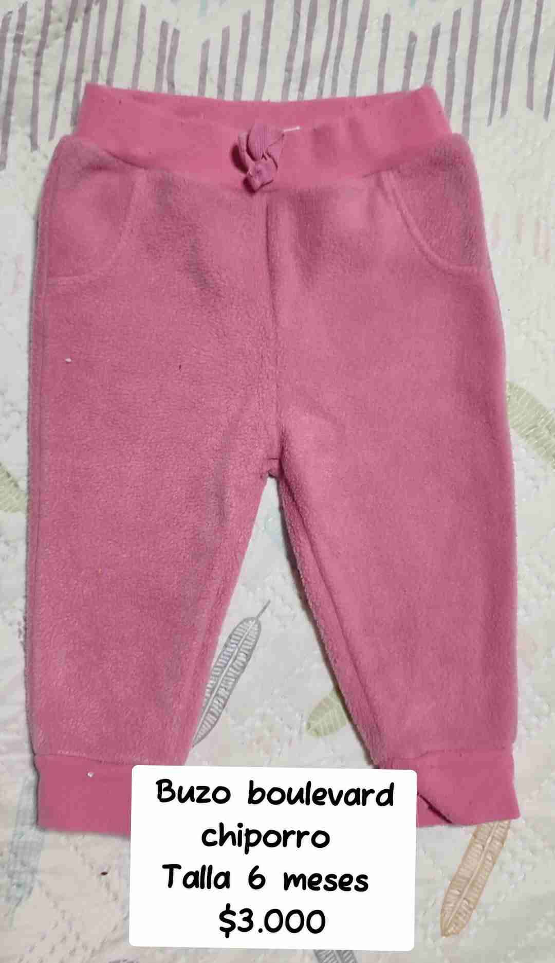 Pantalón chiporro rosa bebé