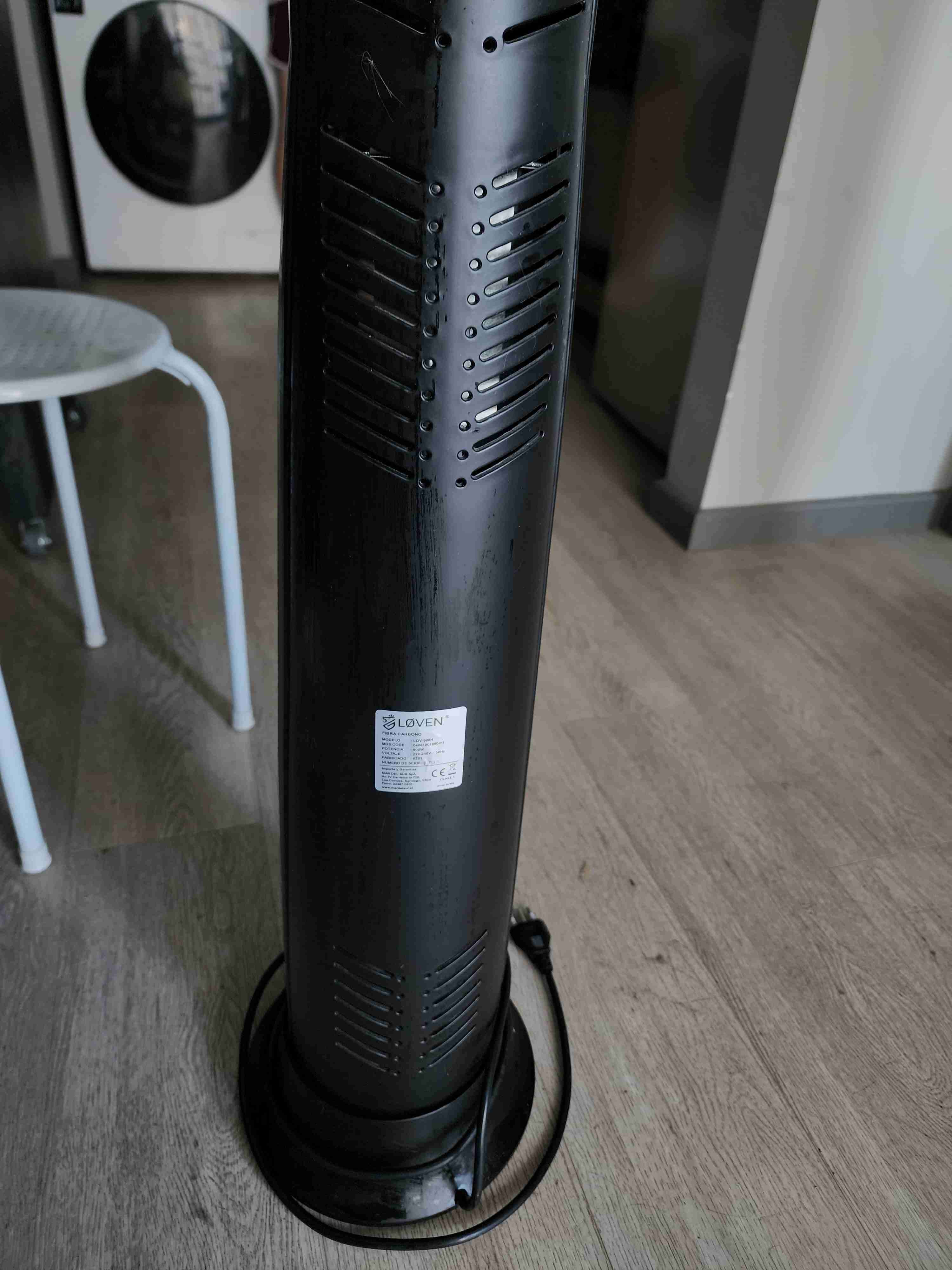 Calentador Loven 900W fibra carbono – calienta ráp - miniatura 2