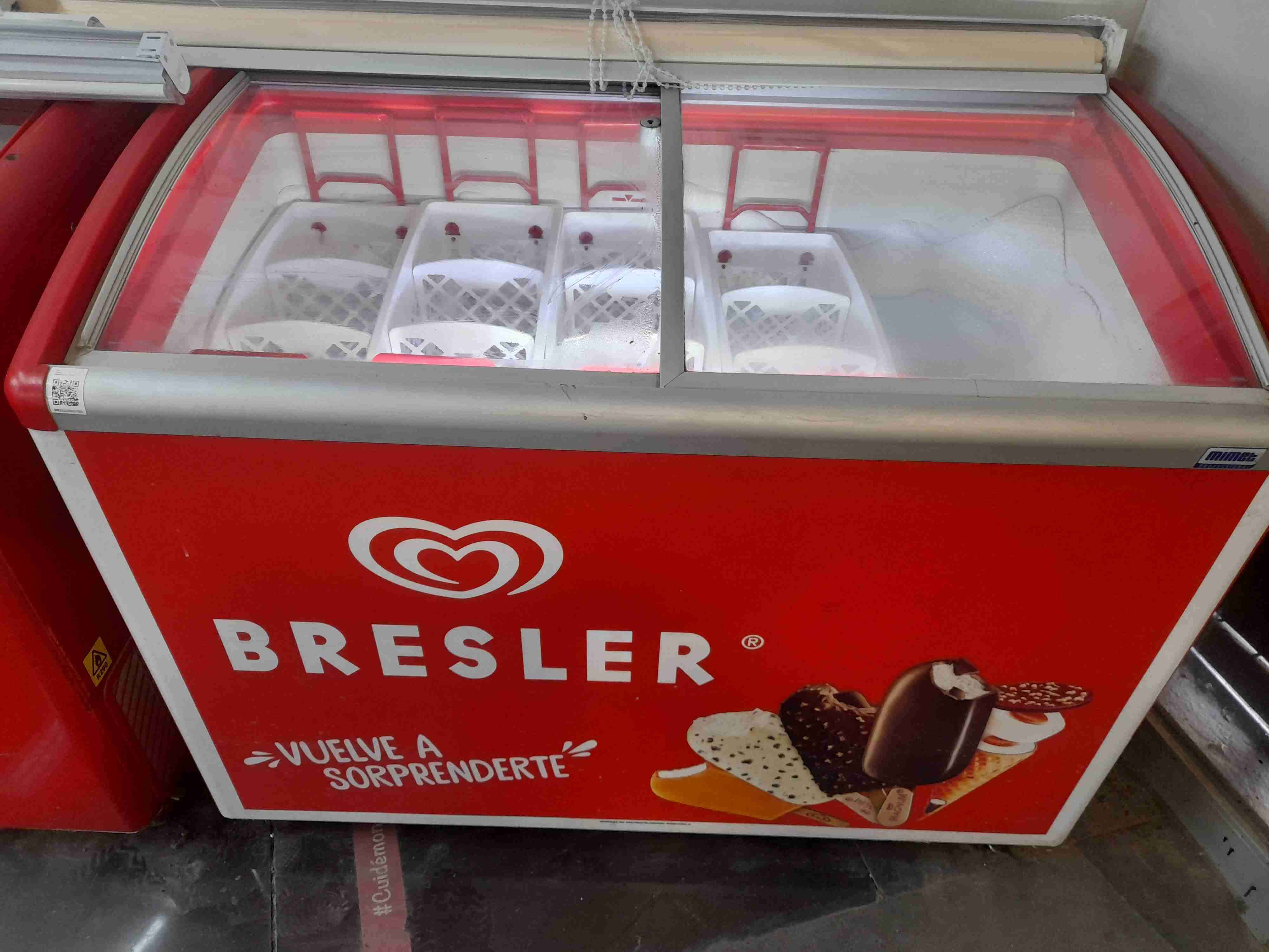 Congelador vitrina Bresler