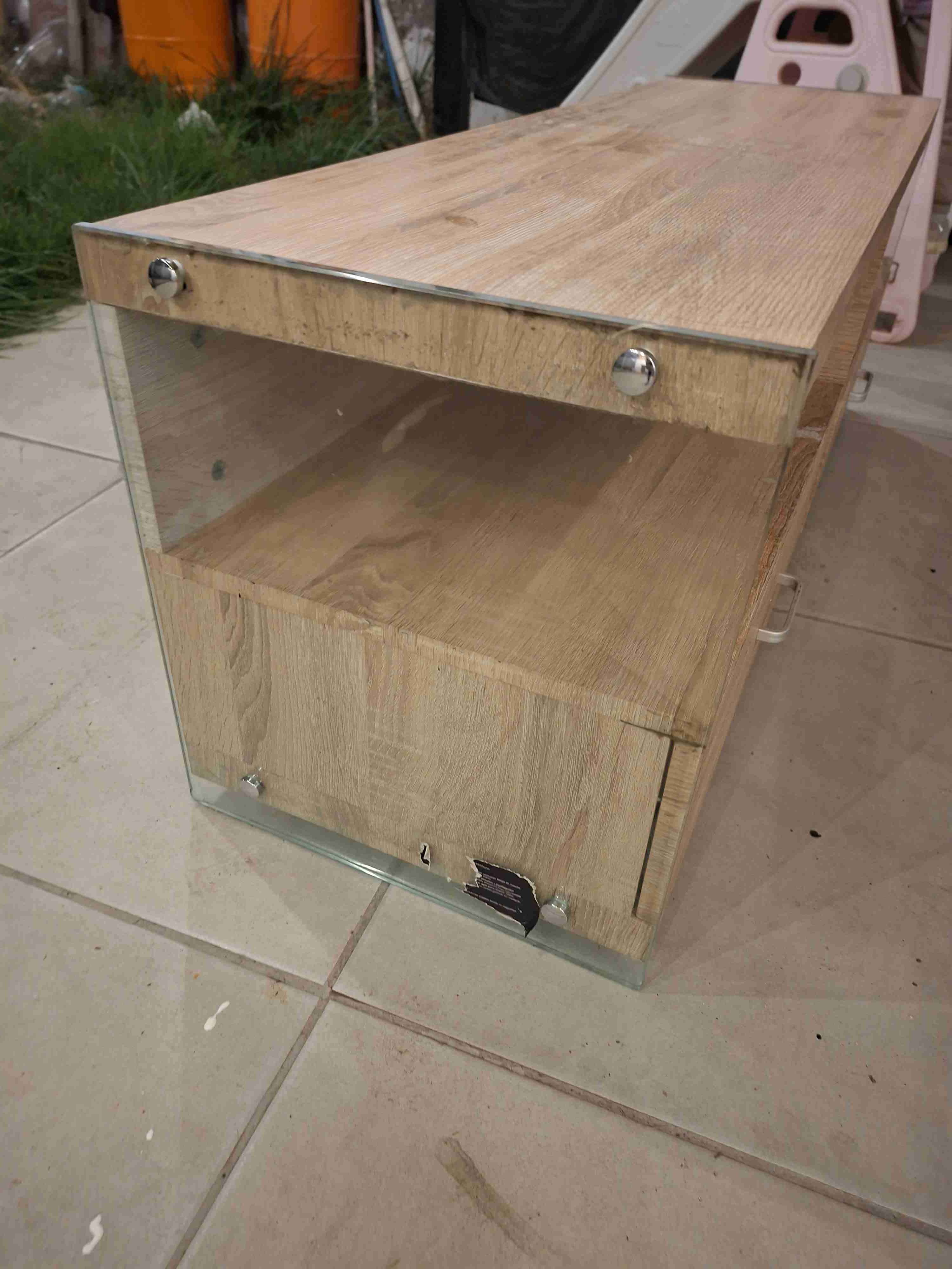 Mesa de TV moderna con cajones - 5