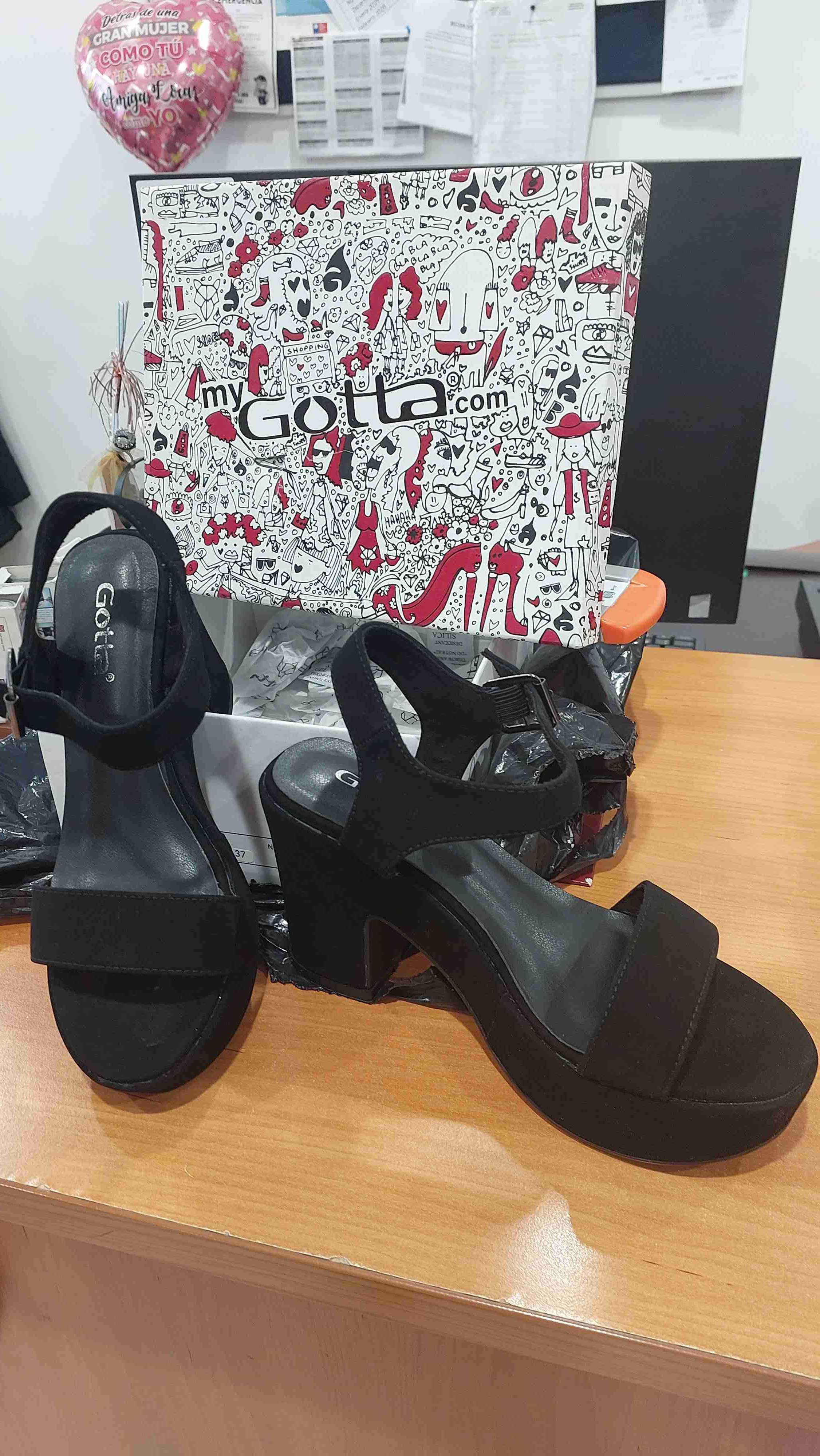 Sandalias negras My Gotta - miniatura 2