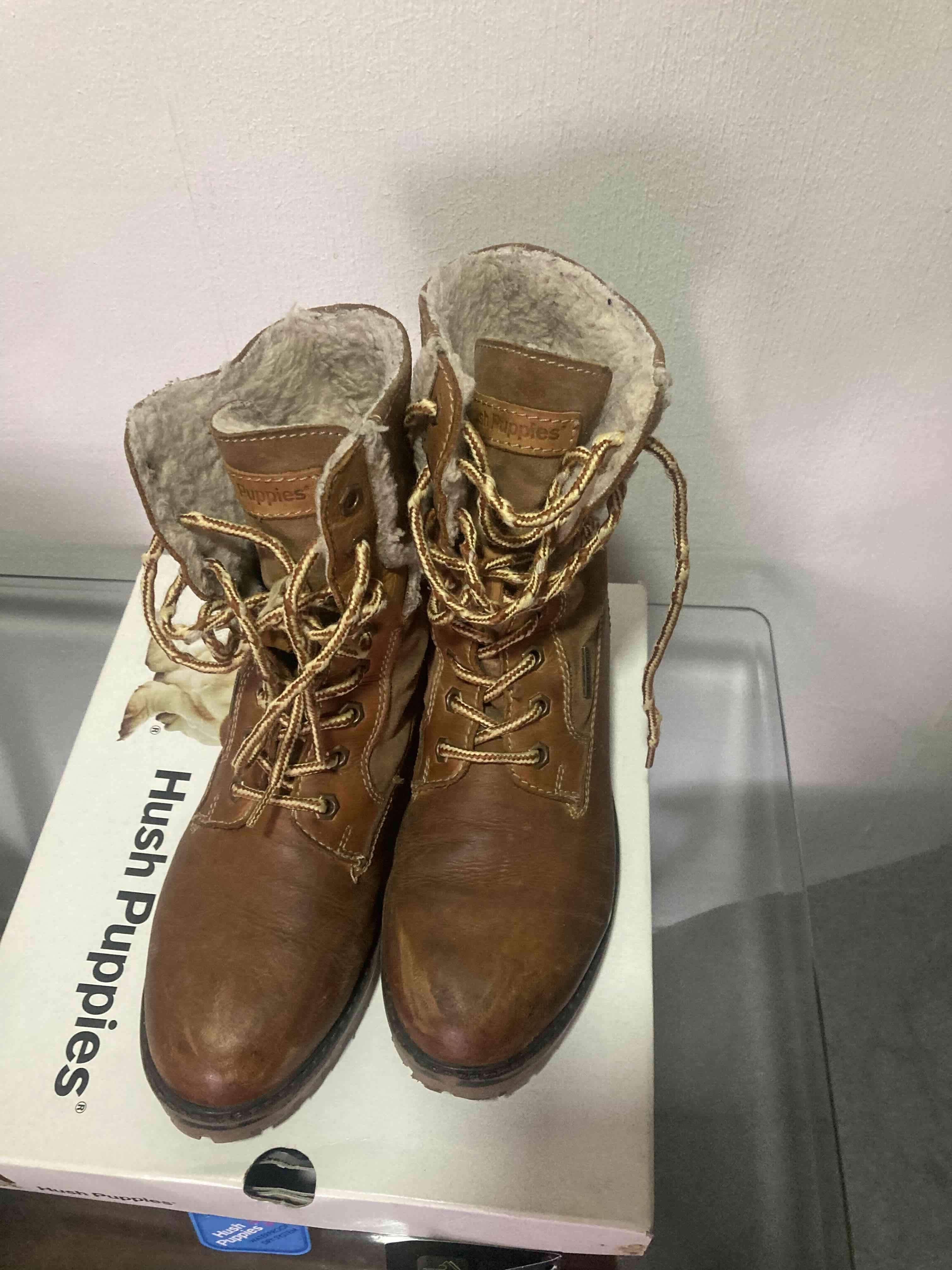 Botas de cuero marrón Hush Puppies - 2