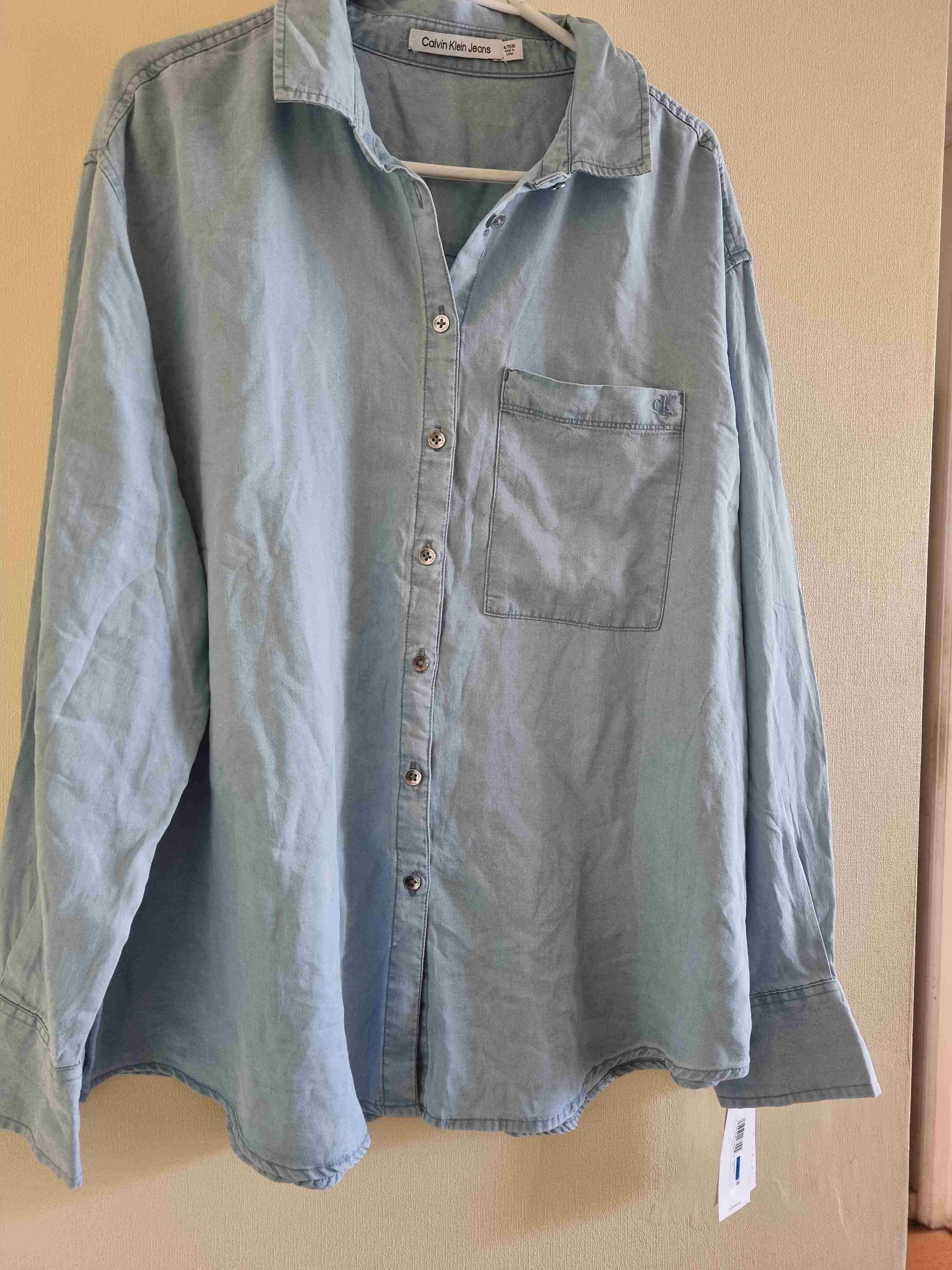 Camisa Calvin Klein azul