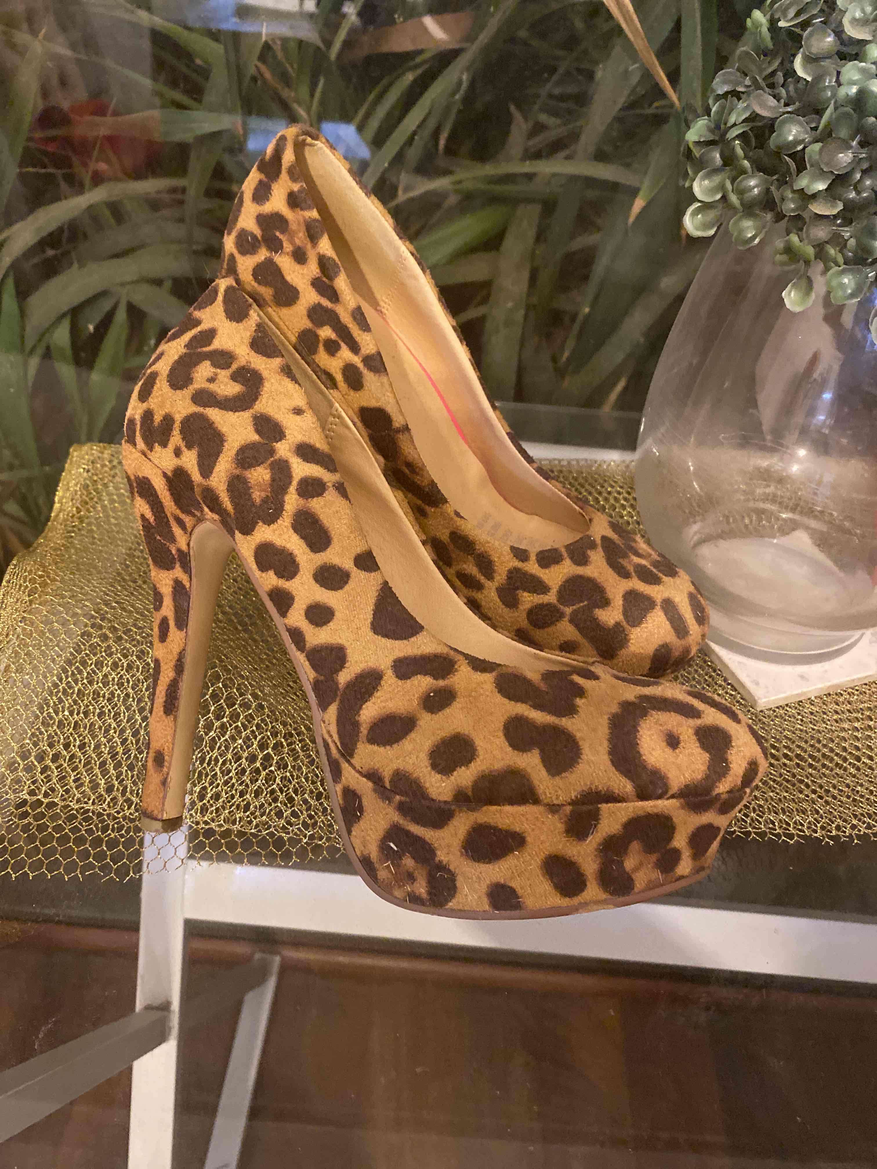 Zapatos Index  tacón estampado leopardo - miniatura 2