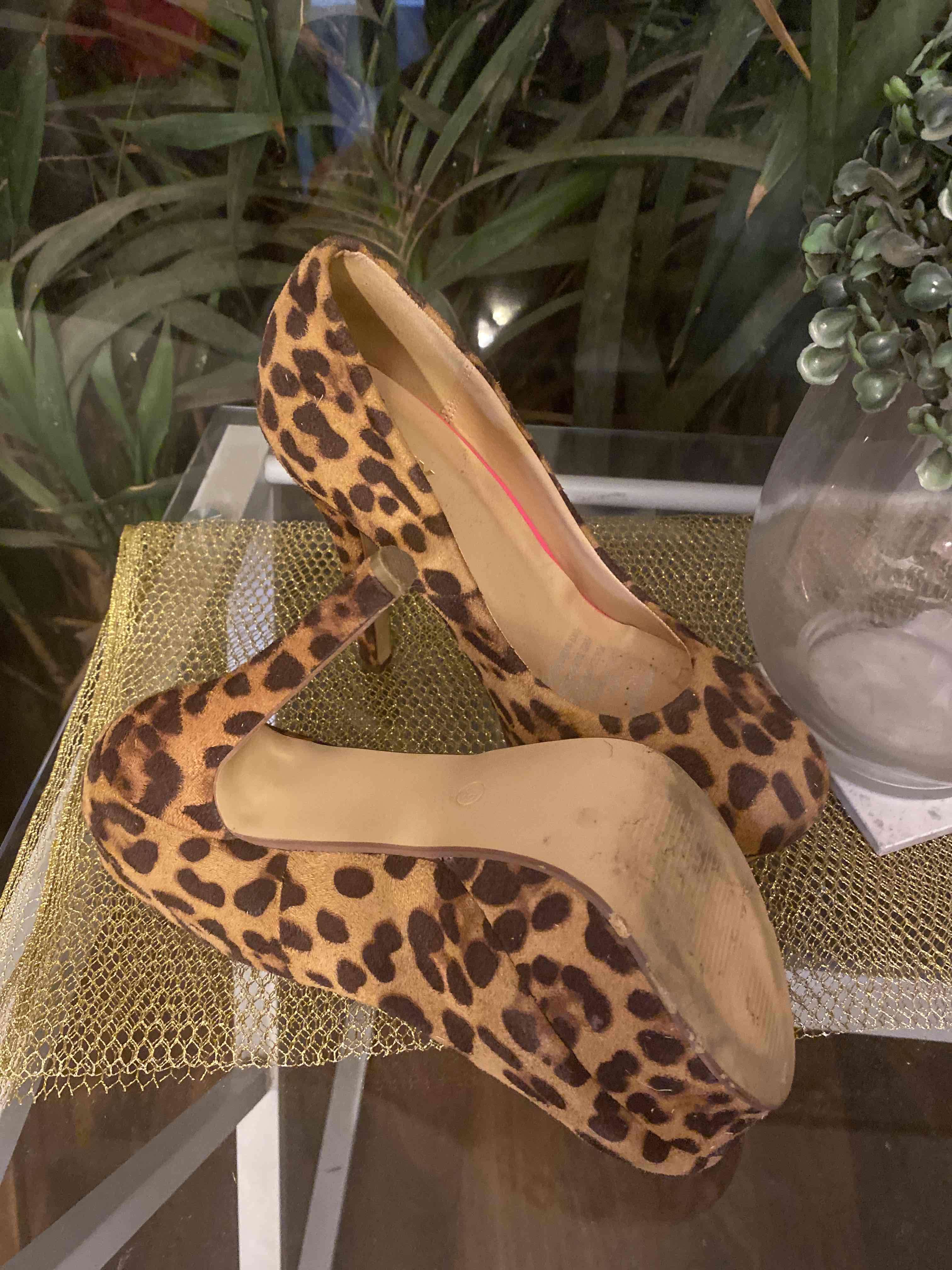 Zapatos Index  tacón estampado leopardo - miniatura 4