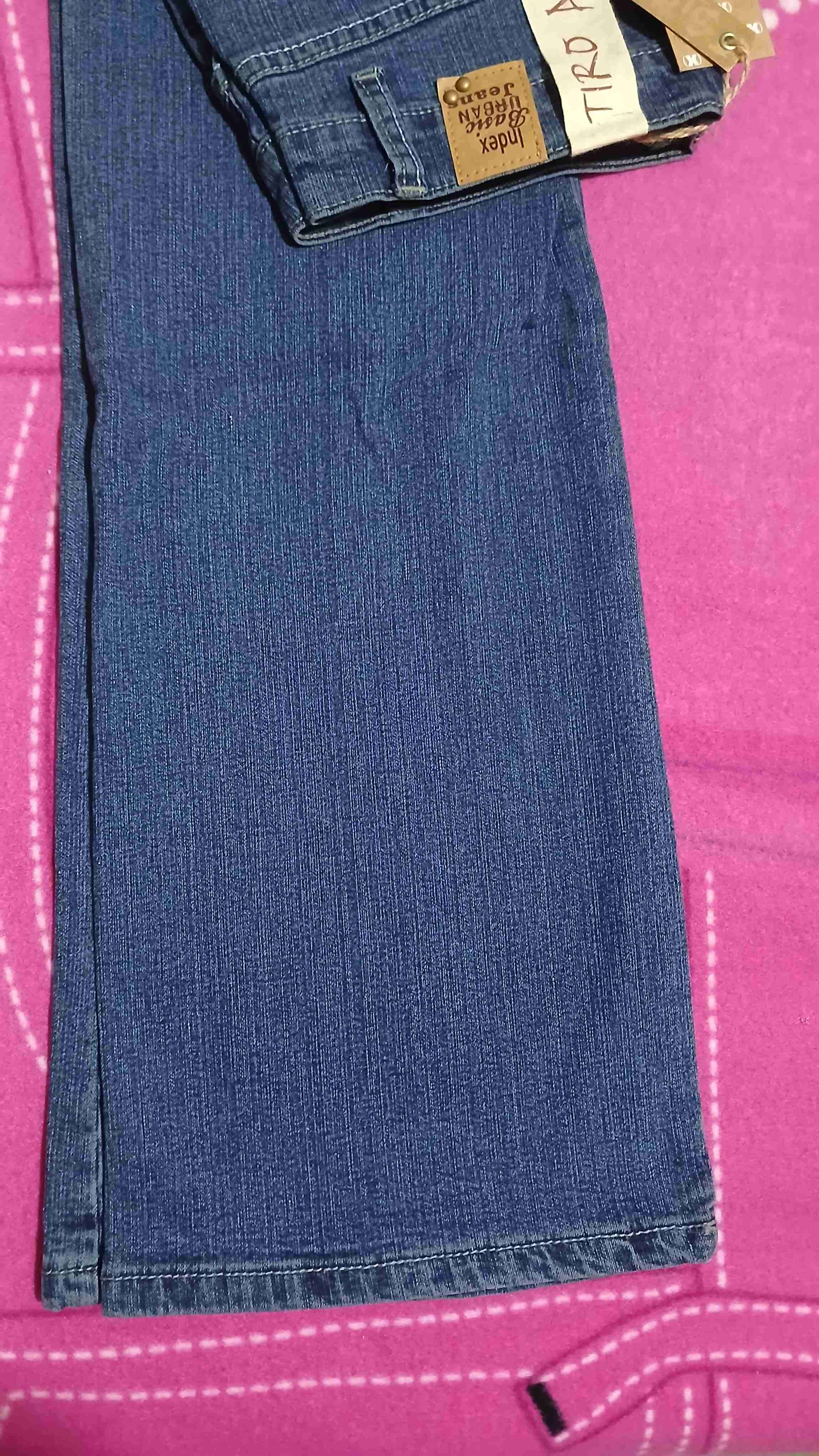 Jeans azul tiro alto Index talla 40 - 3