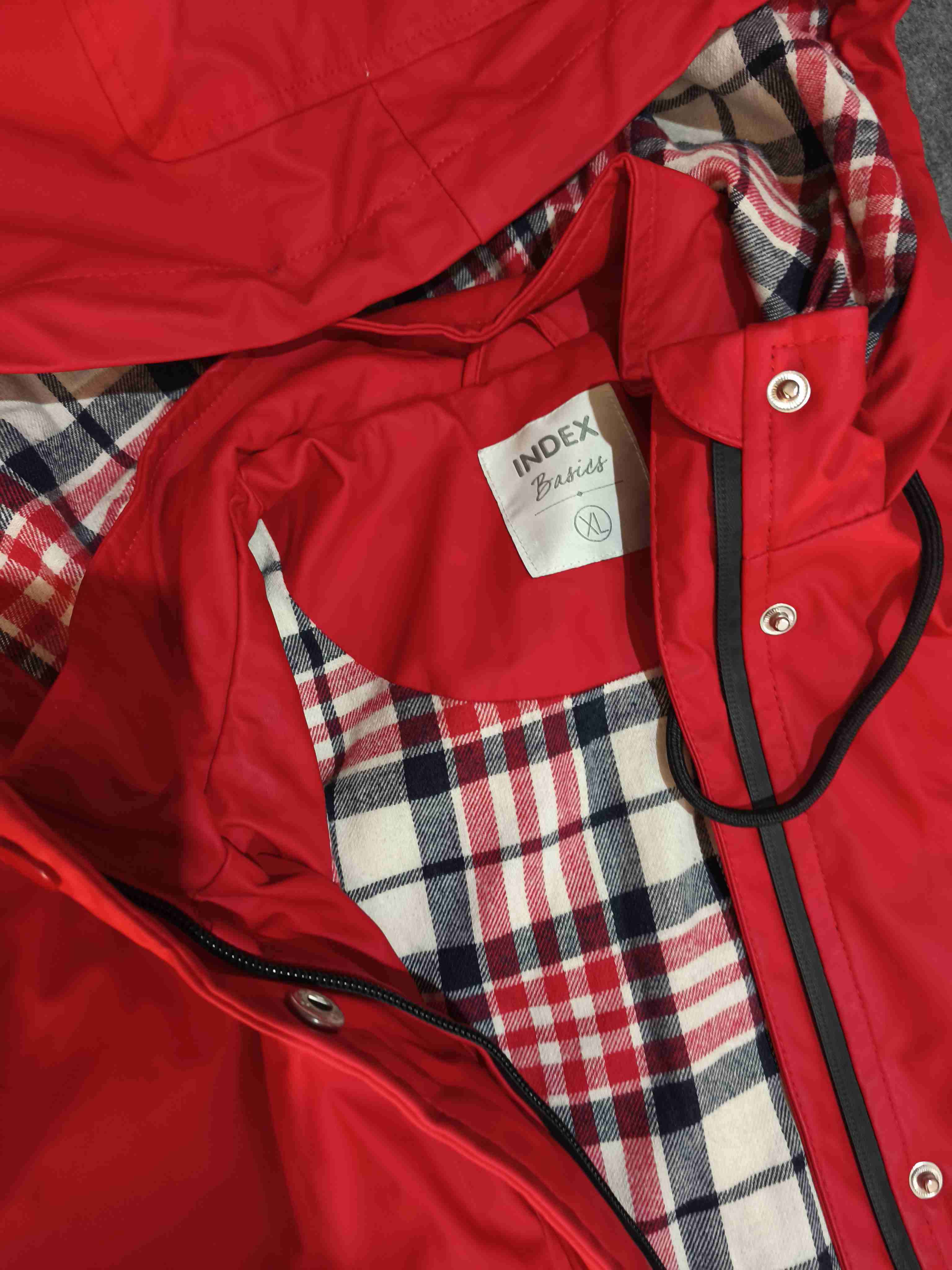 Chaqueta impermeable roja - 2