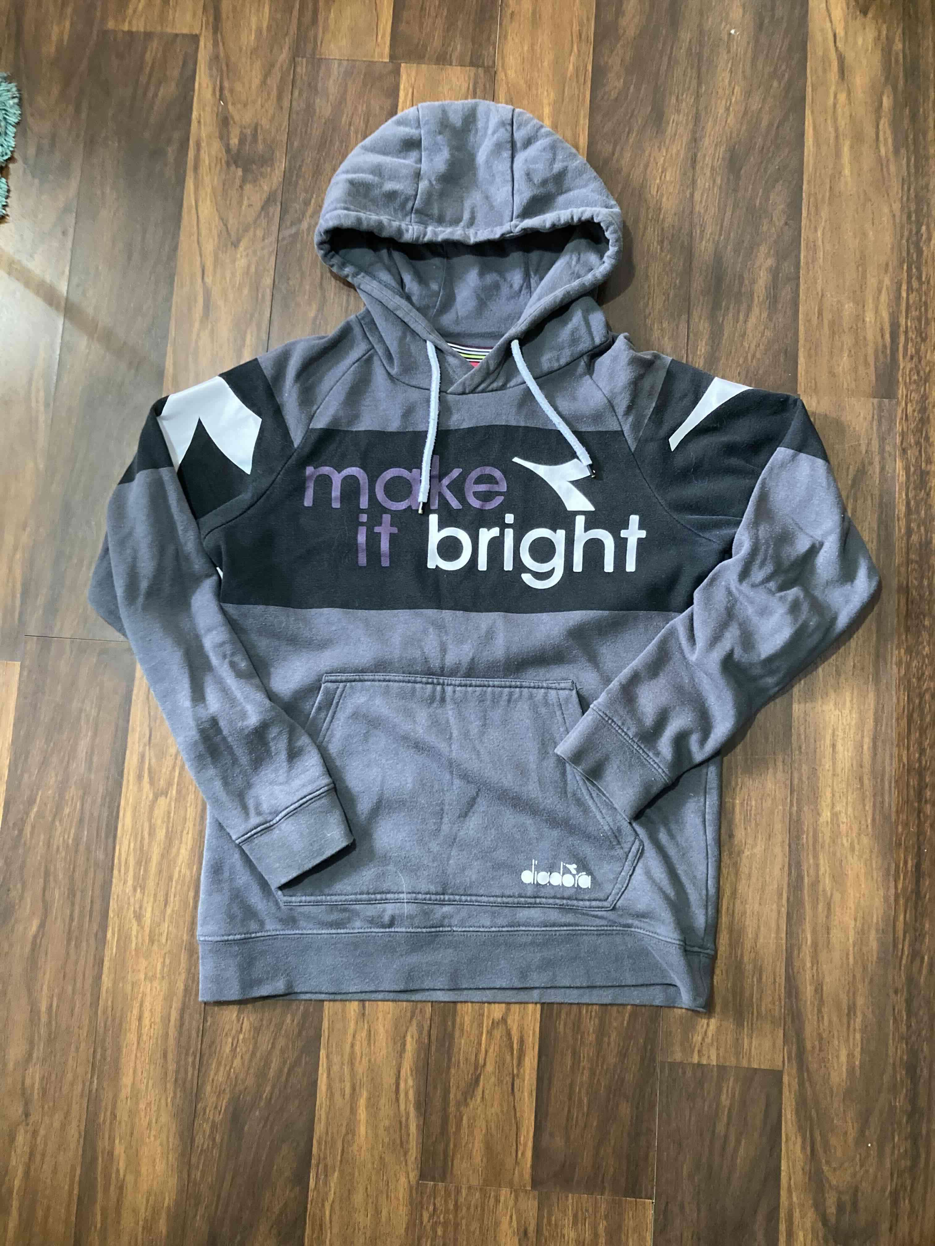 Polerón deportivo gris Diadora - 1