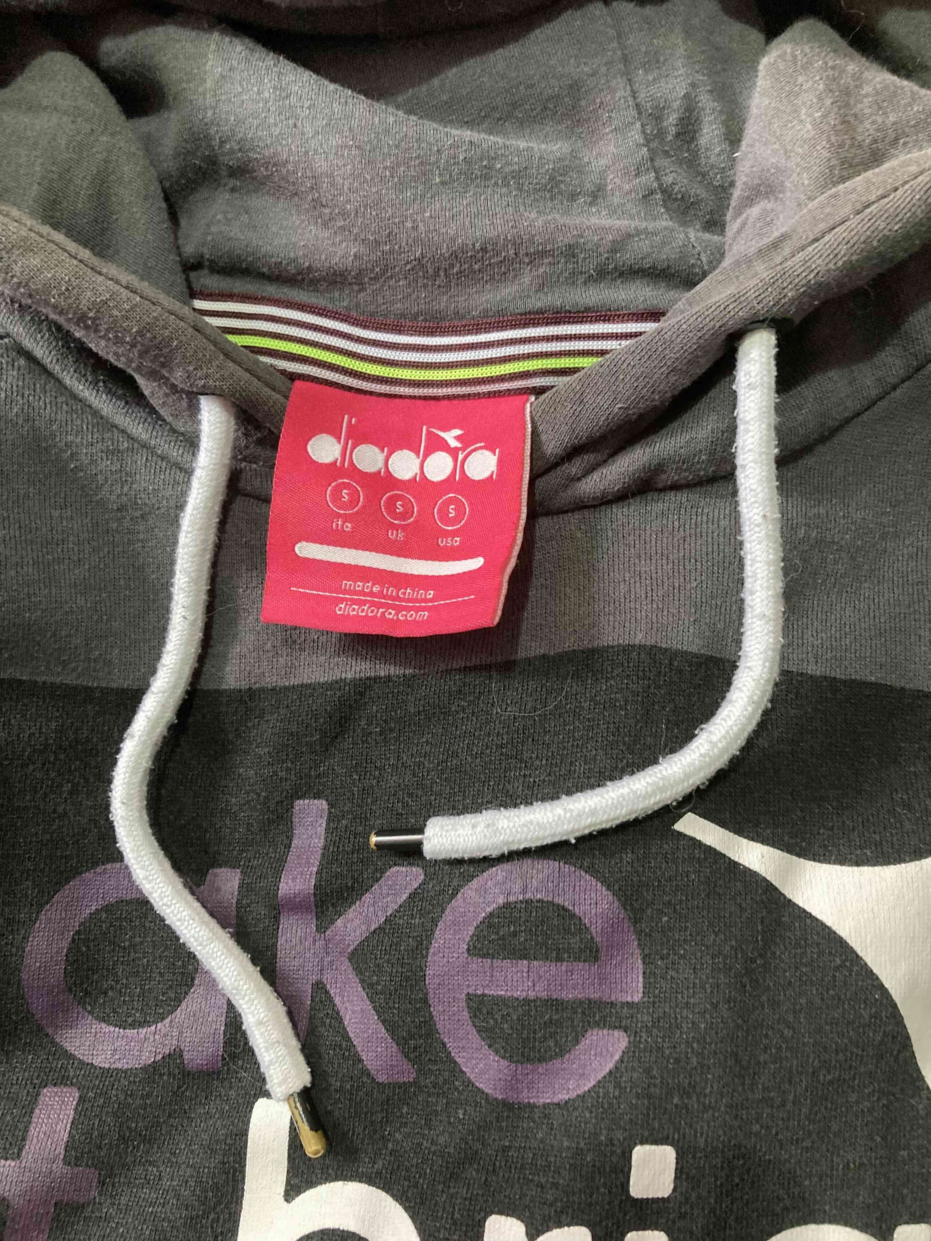 Polerón deportivo gris Diadora - 3