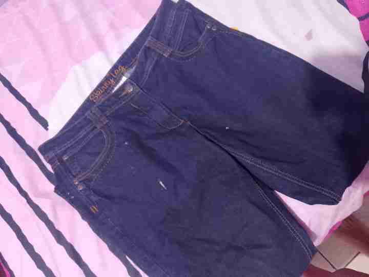 Jeans cortos azul oscuro - 2