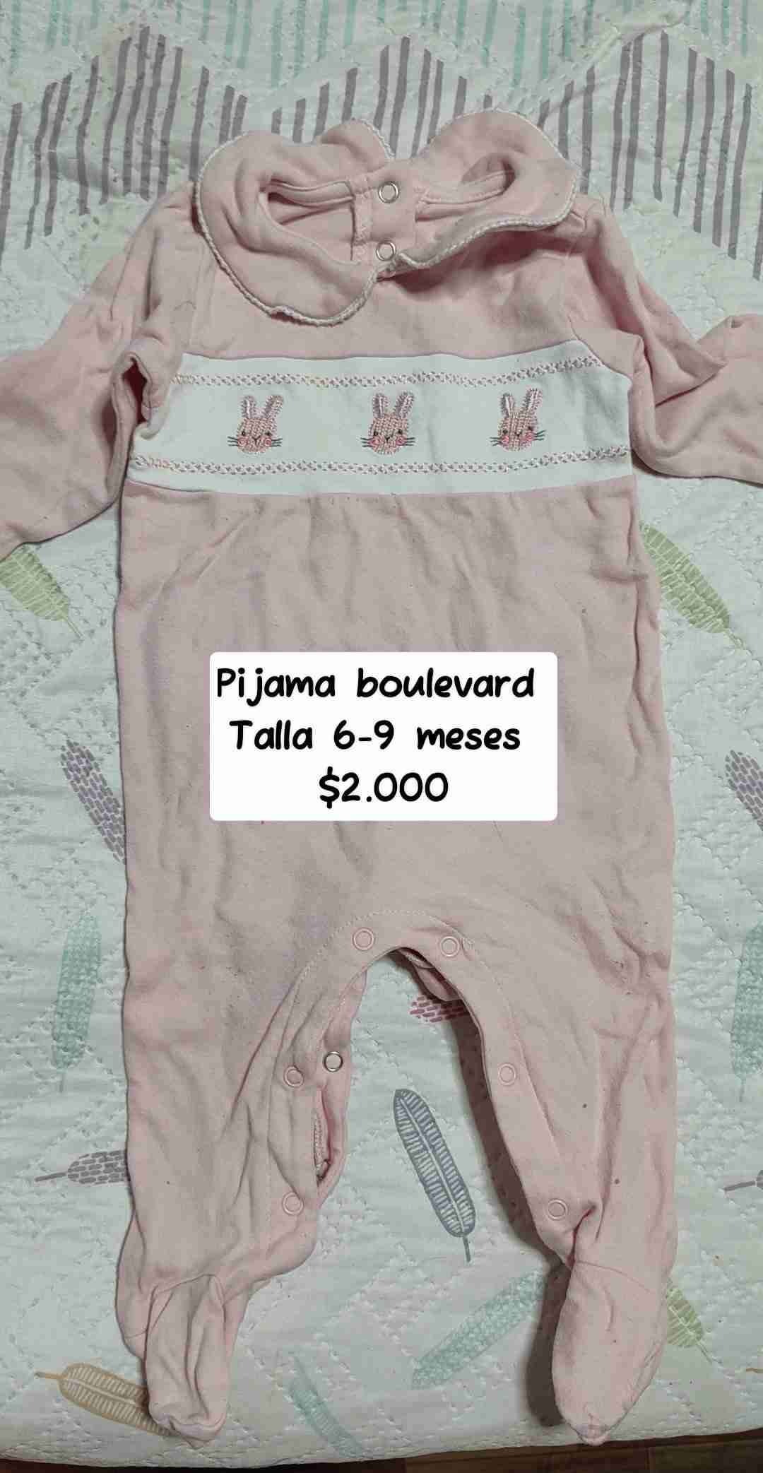 Pijama rosa tallas 6-9 meses