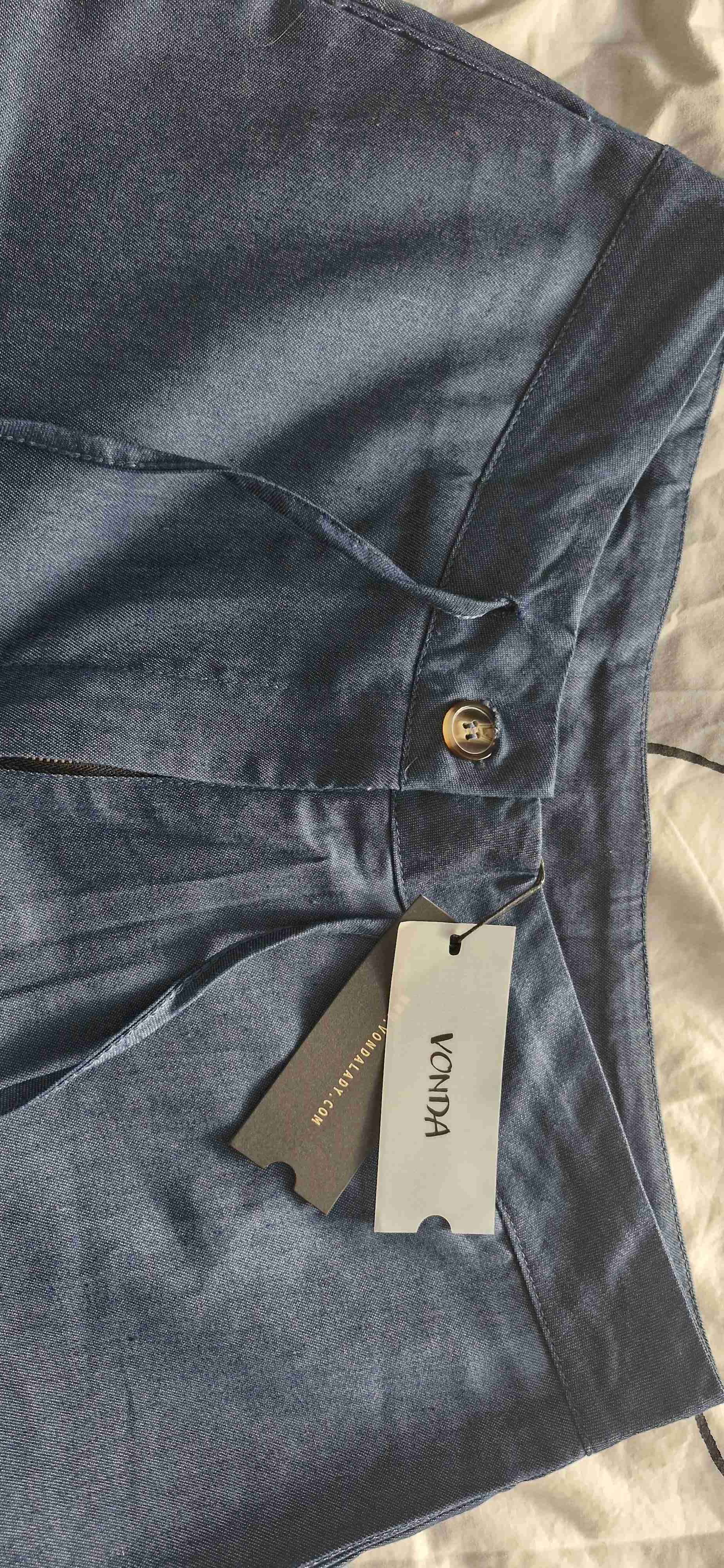 Pantalones anchos azul - miniatura 2