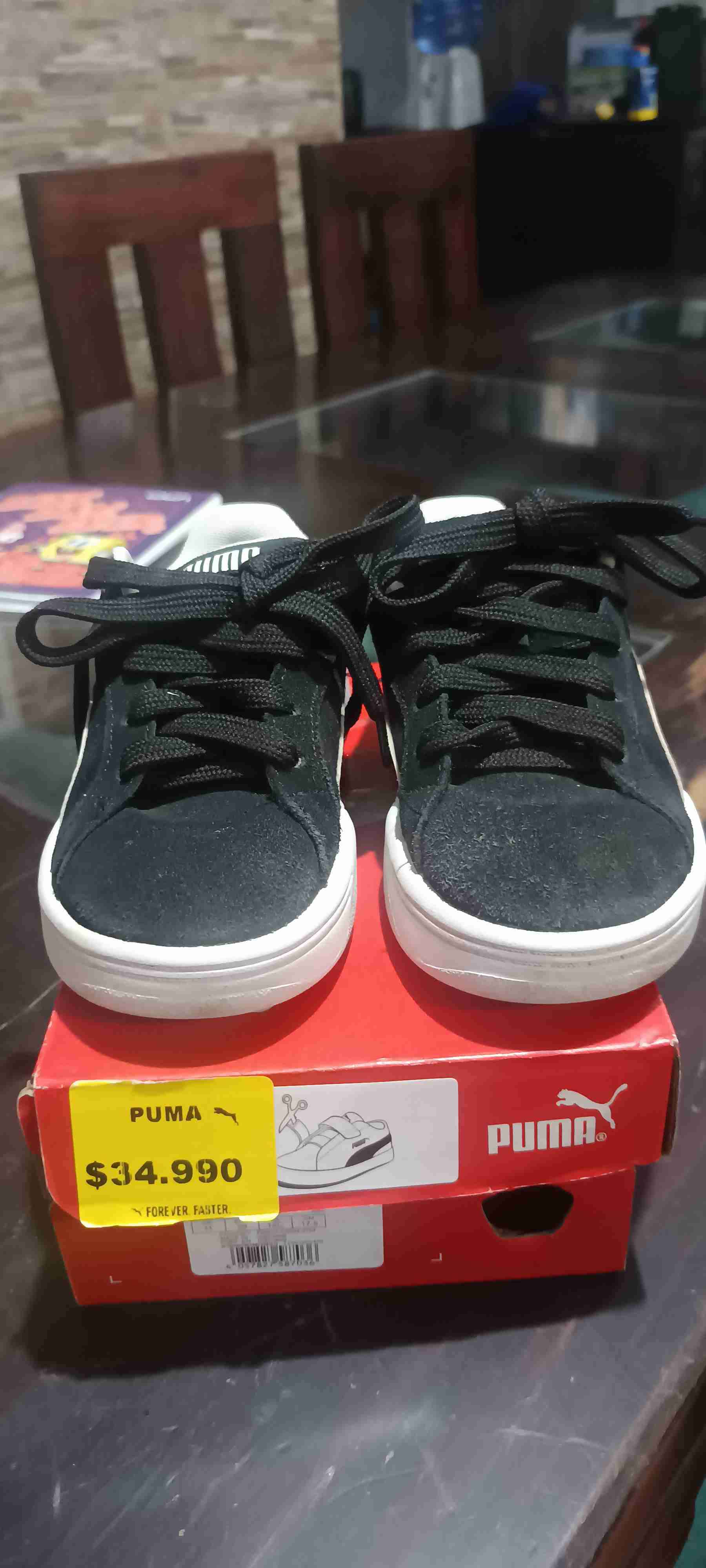 Zapatillas deportivas negras infantiles - miniatura 2