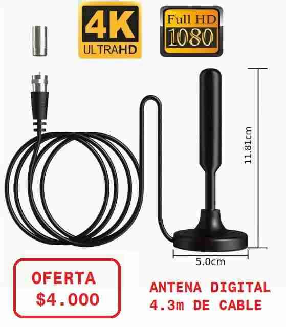 Antena digital 4K HD