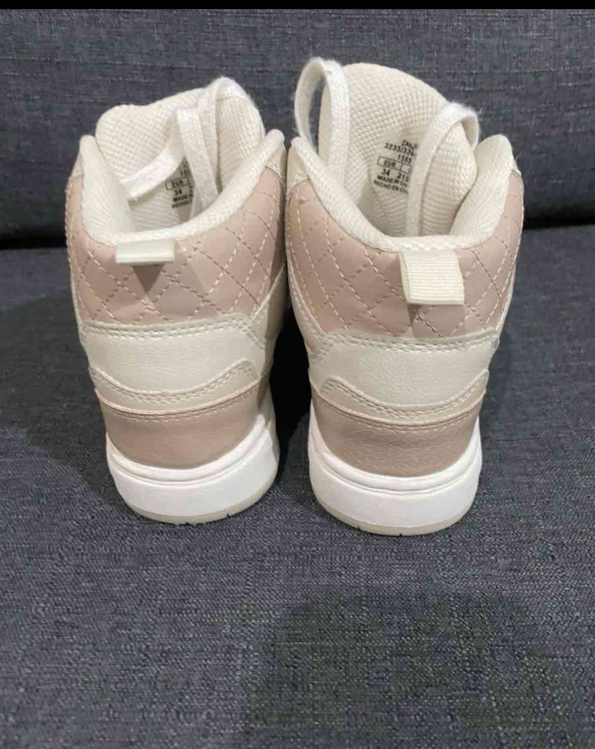 Zapatillas altas blancas Zara - miniatura 3