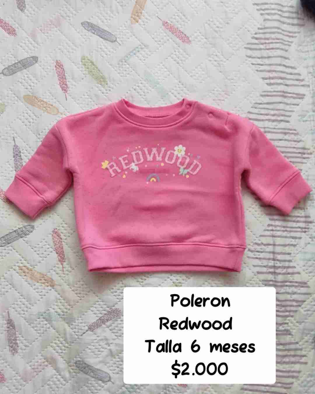 Polerón rosa Redwood 6 meses