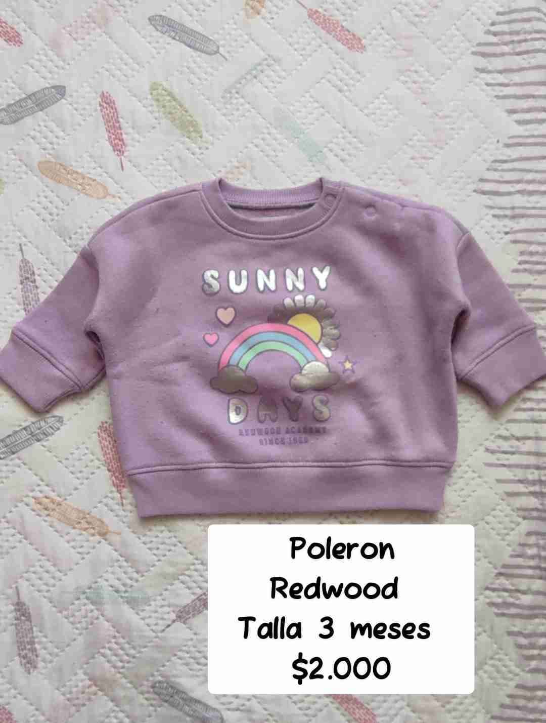 Polerón bebé morado