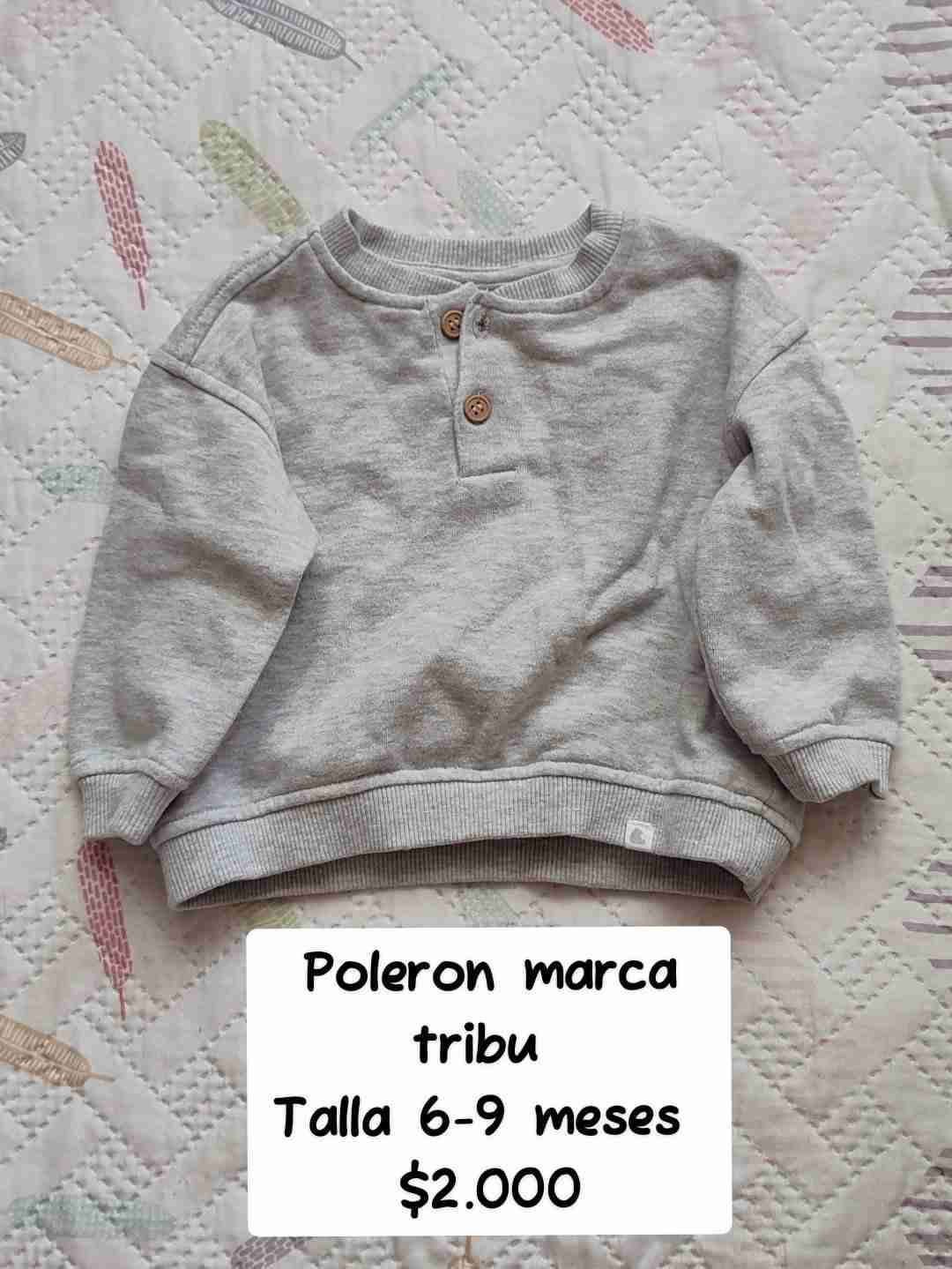 Polerón gris tribu bebé