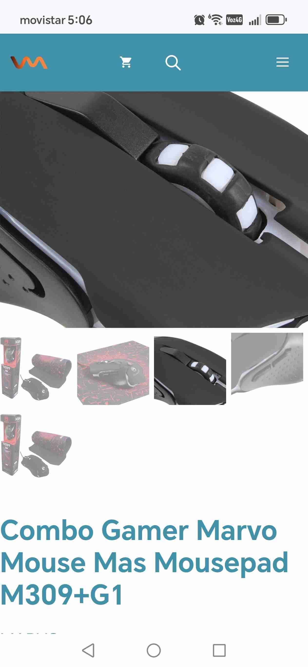 Mouse gaming con alfombrilla - 3