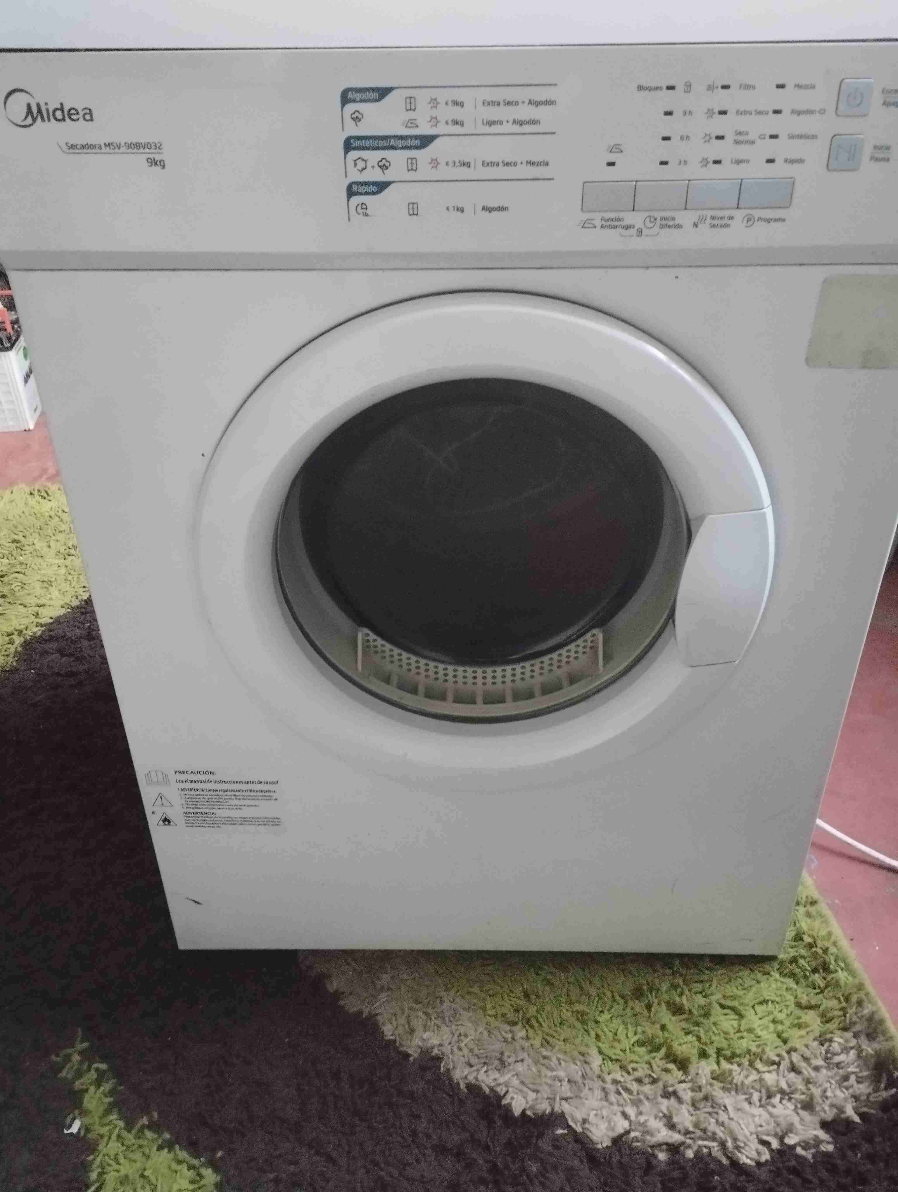 Secadora Midea 9 kg blanca - miniatura 1