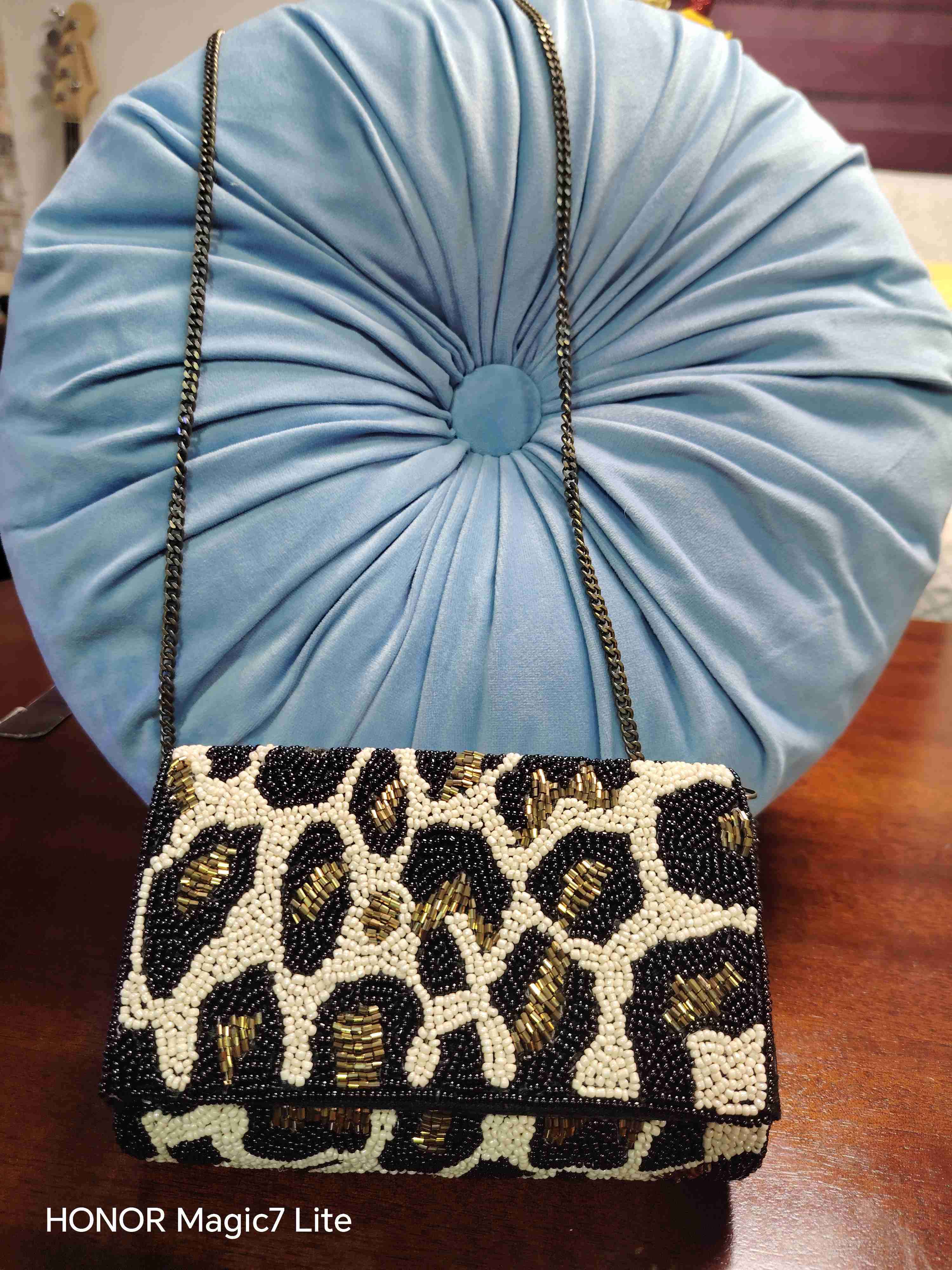 Cartera beaded animal print - miniatura 1