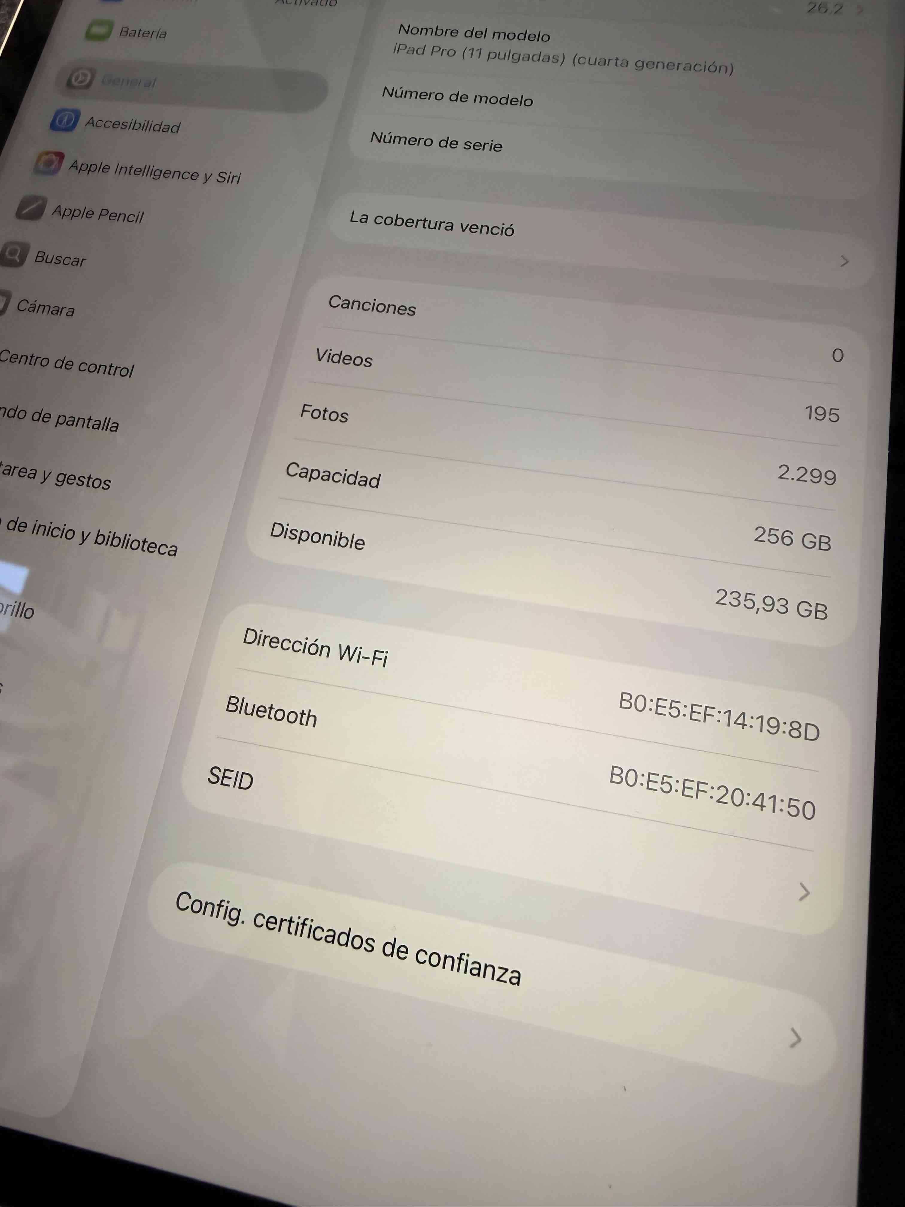 Ipad Pro 11” 256GB 4ta generación + Apple pencil - miniatura 2