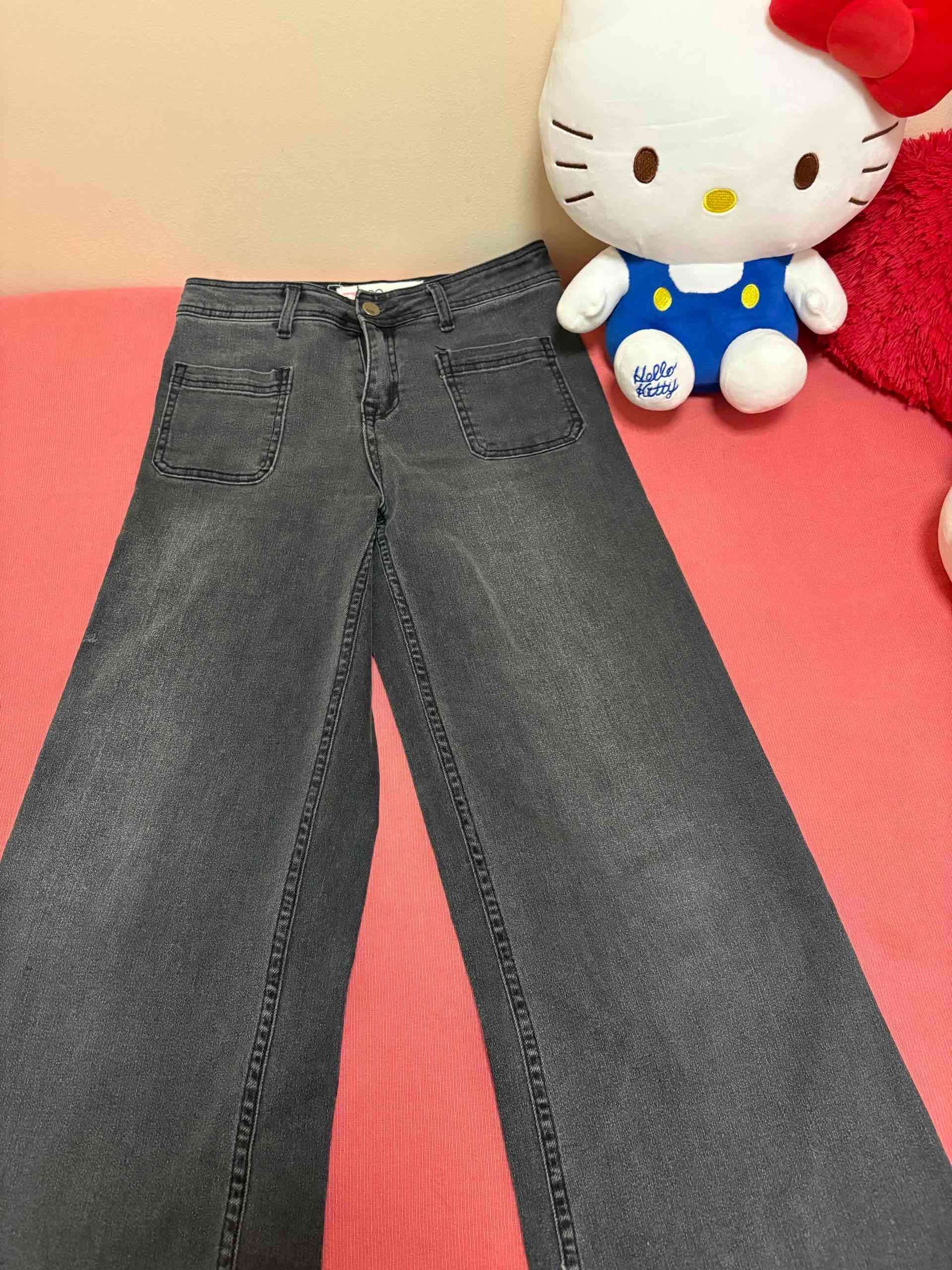 Jeans gris oscuros moda - miniatura 2