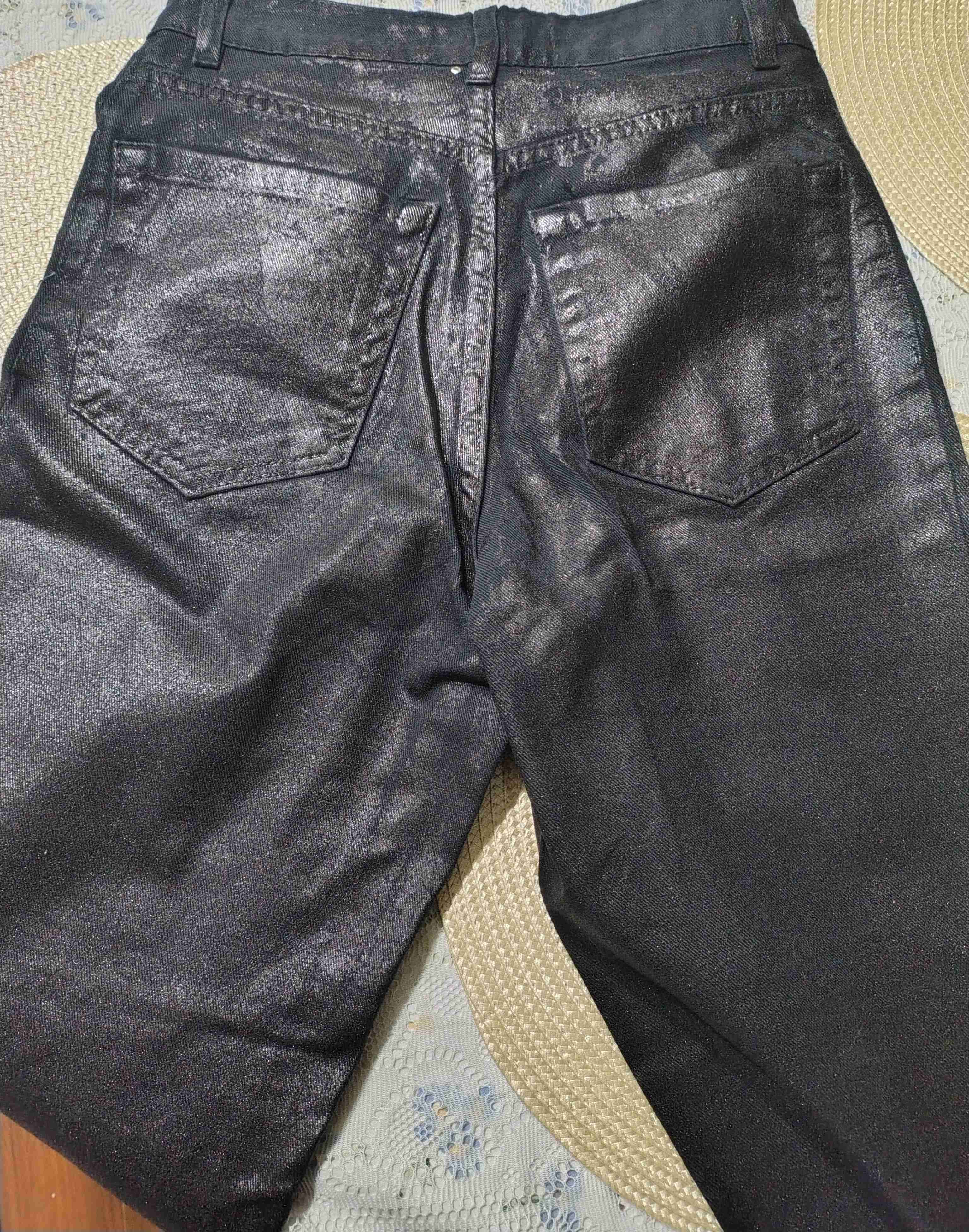 Pantalones negros brillantes - miniatura 2