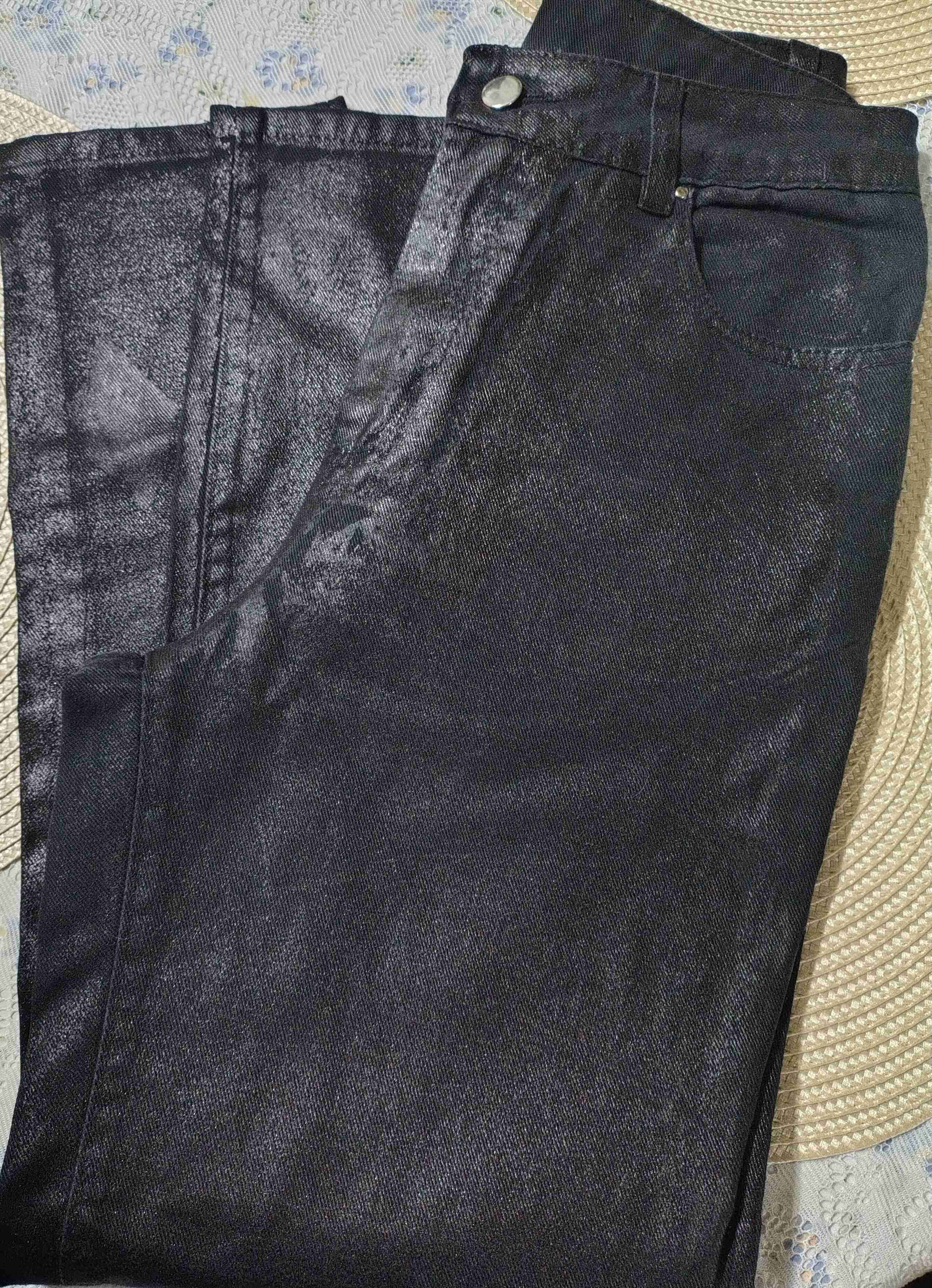 Pantalones negros brillantes - miniatura 3